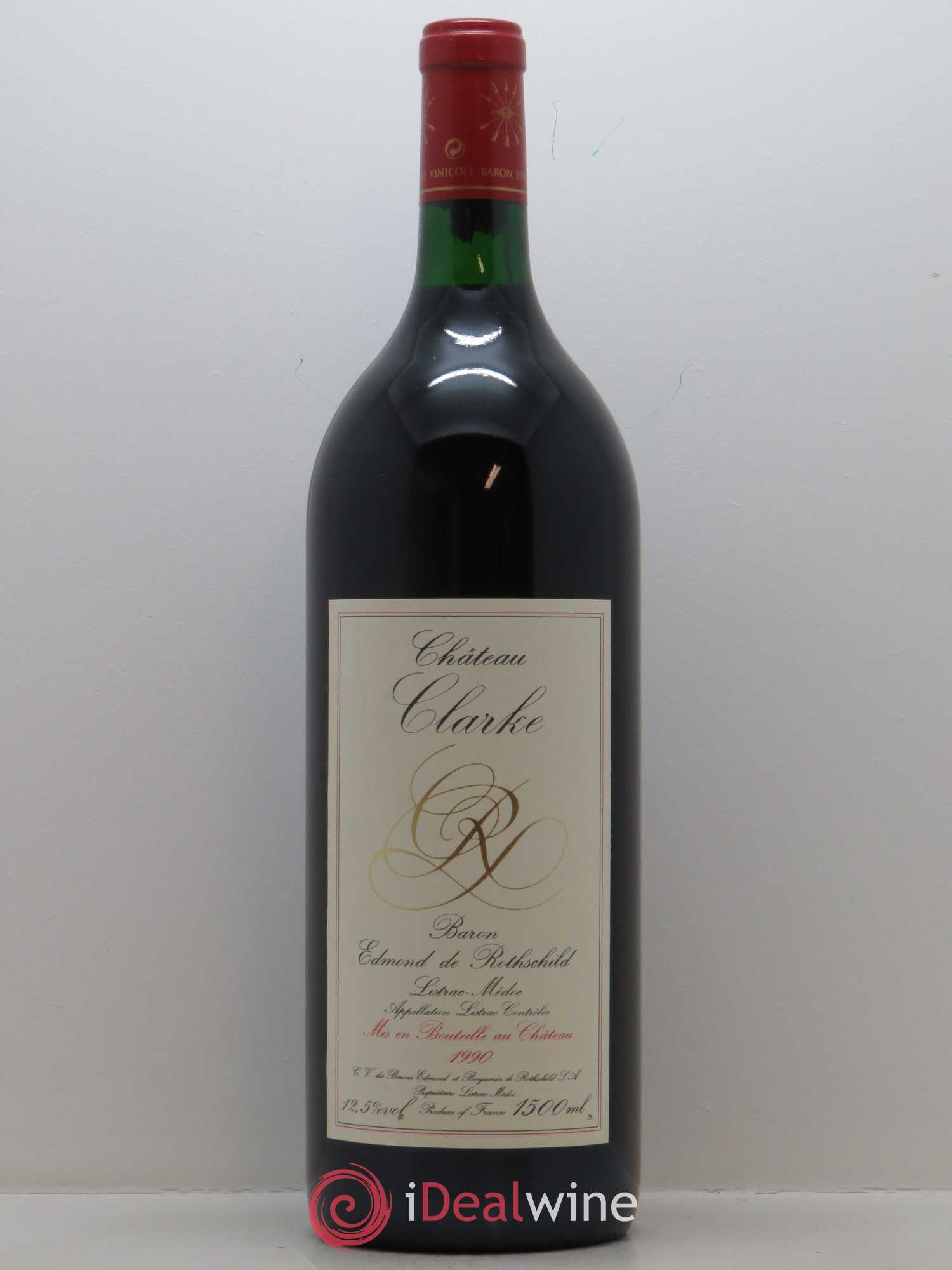 Château Clarke 1990 - Lot de 1 magnum - 0
