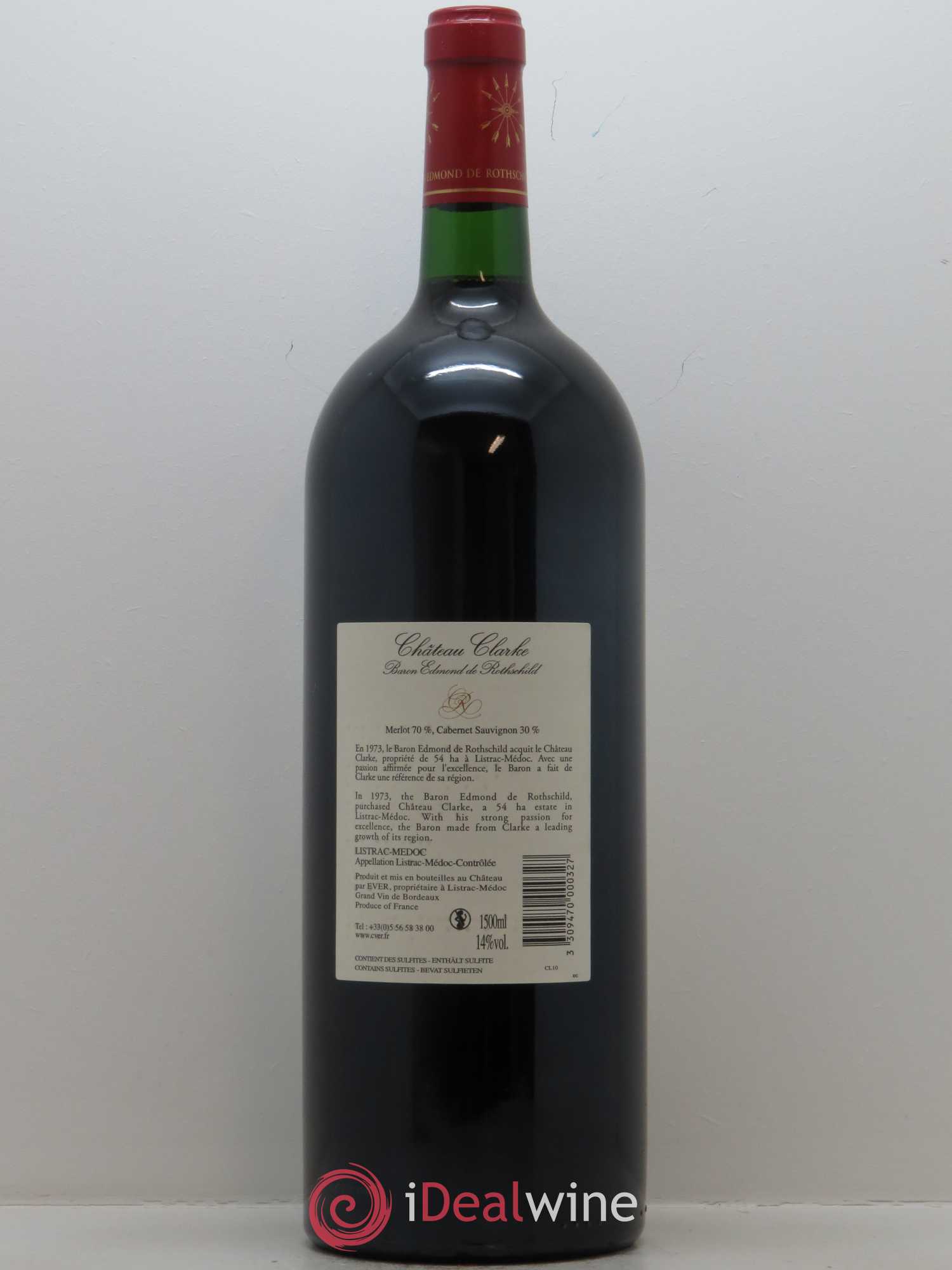 Château Clarke 2010 - Posten von 1 Magnum - 1
