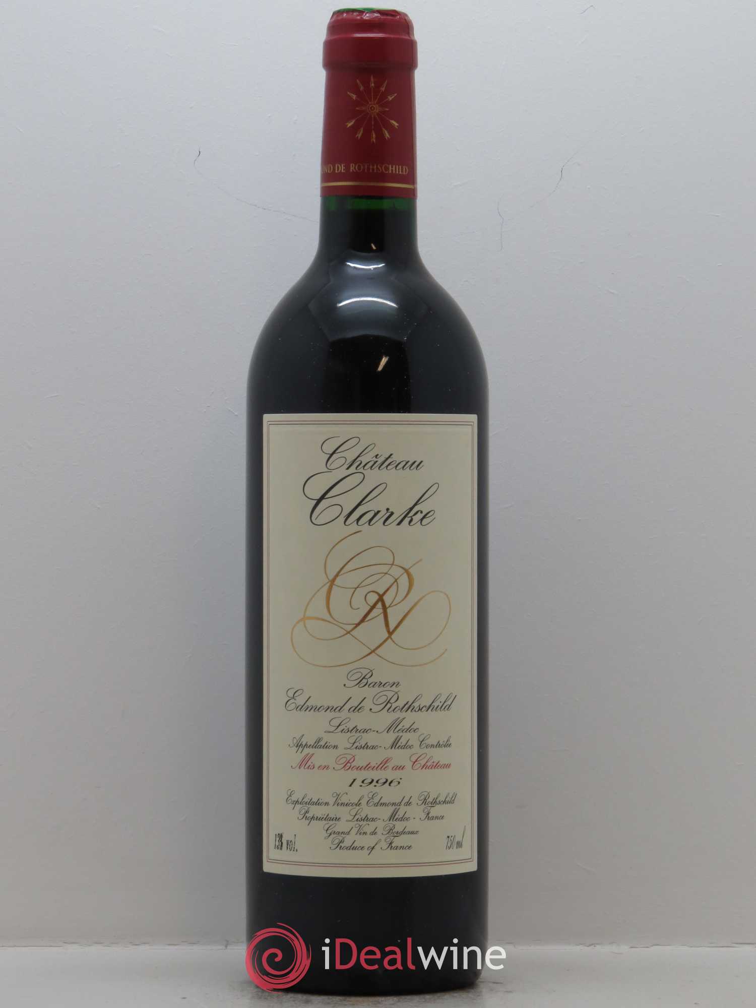Château Clarke 1996 - Lot de 1 bouteille - 0