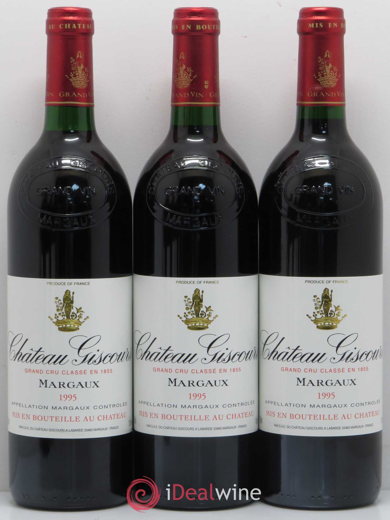 Château Giscours 3ème Grand Cru Classé 1995 - Lot de 12 bouteilles - 1
