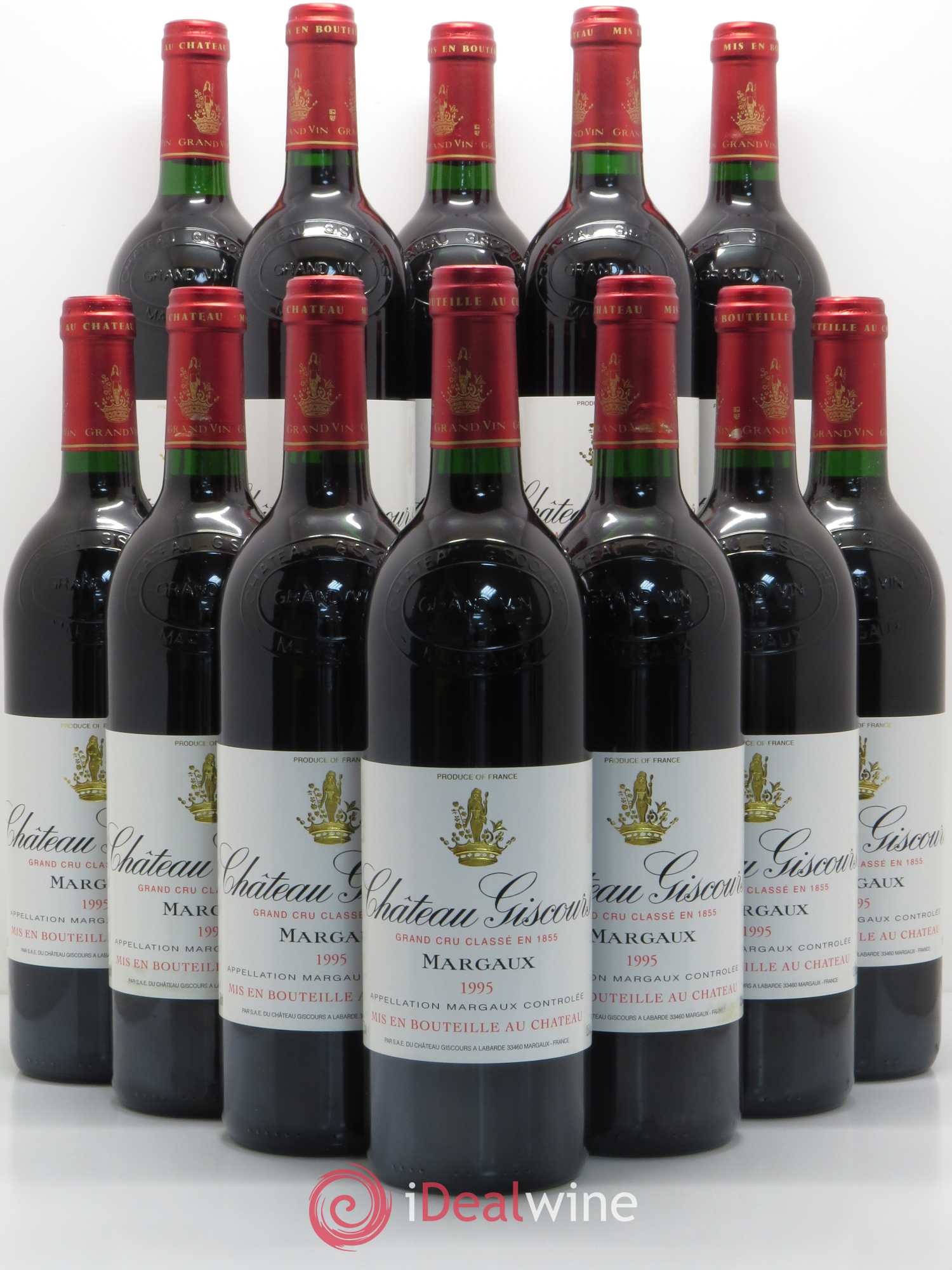 Château Giscours 3ème Grand Cru Classé 1995 - Lot de 12 bouteilles - 0