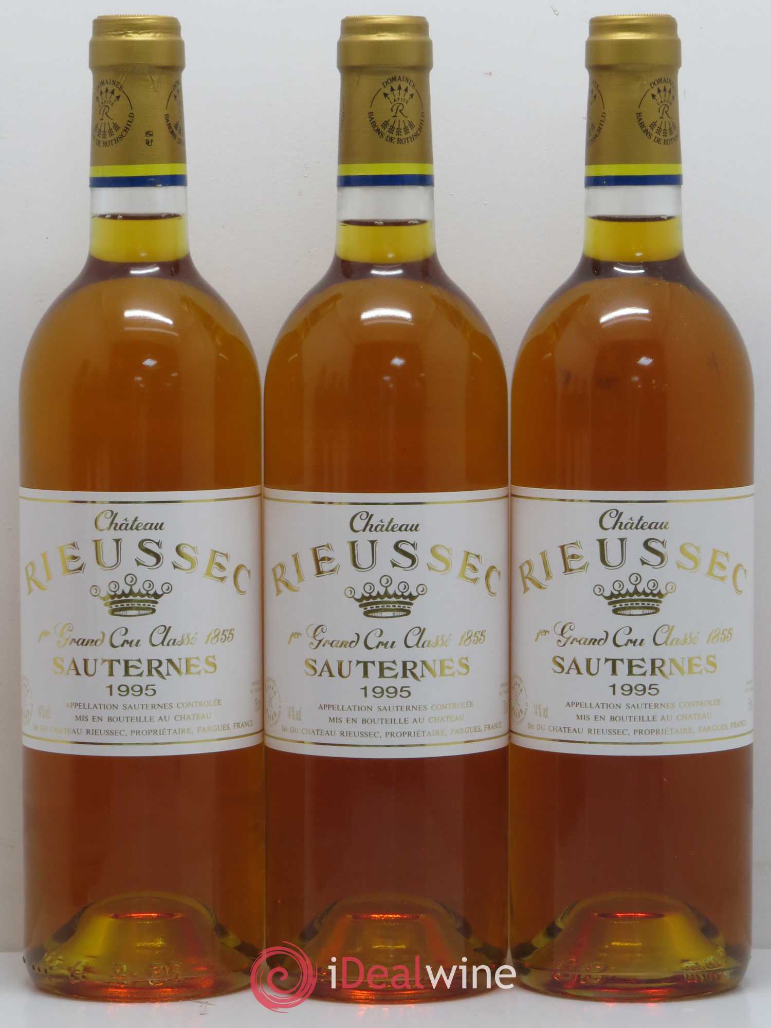 Château Rieussec 1er Grand Cru Classé 1995 - Lotto di 6 bottiglie - 1