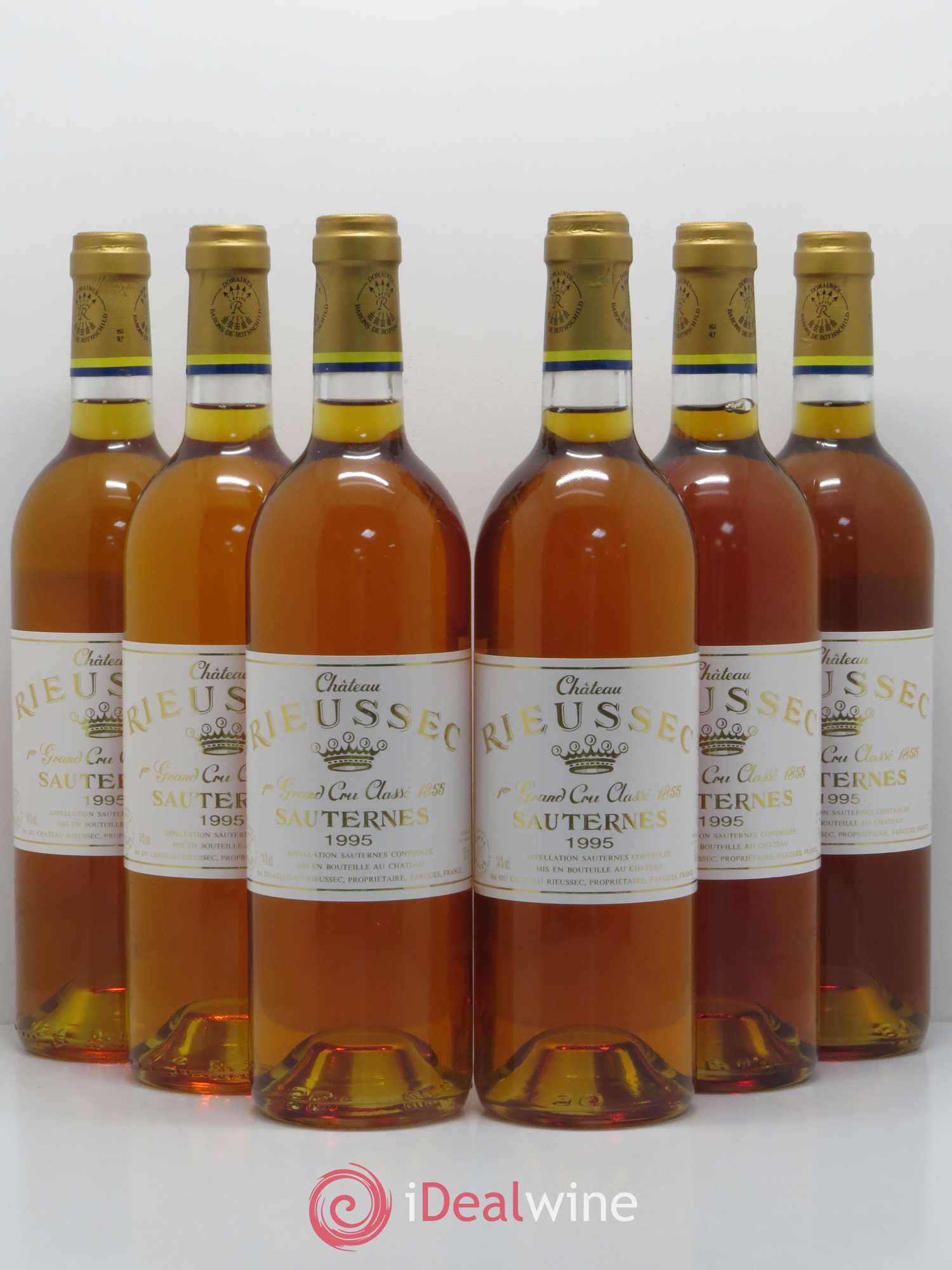 Château Rieussec 1er Grand Cru Classé 1995 - Lotto di 6 bottiglie - 0