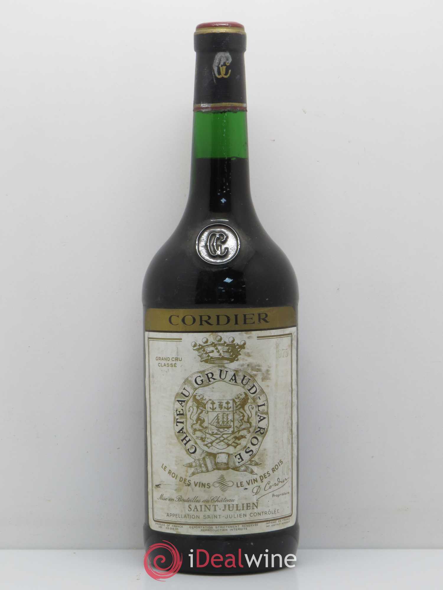 Château Gruaud Larose 2ème Grand Cru Classé 1975 - Lot de 1 magnum - 0