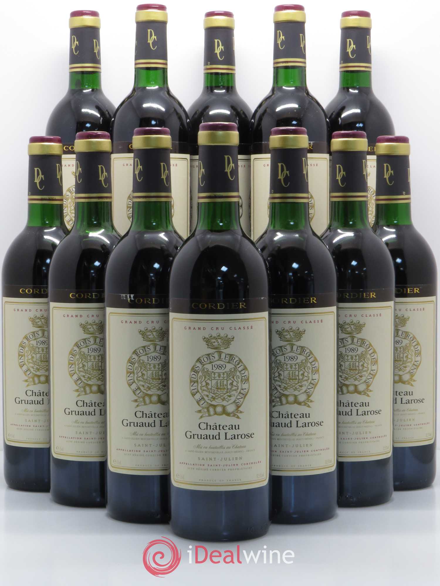 Château Gruaud Larose 2ème Grand Cru Classé 1989 - Lot de 12 bouteilles - 0
