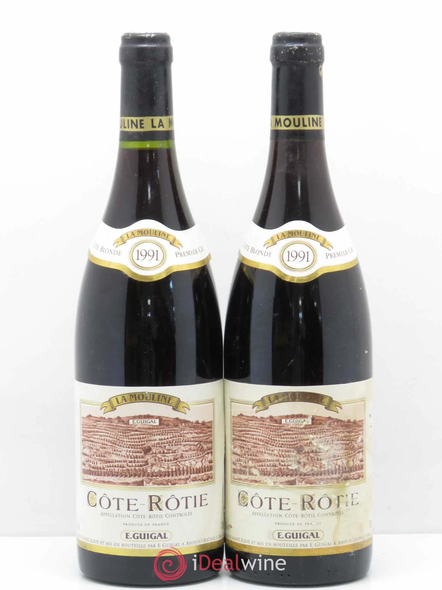 Côte-Rôtie La Mouline Guigal 1991 - Lot de 2 bouteilles - 0