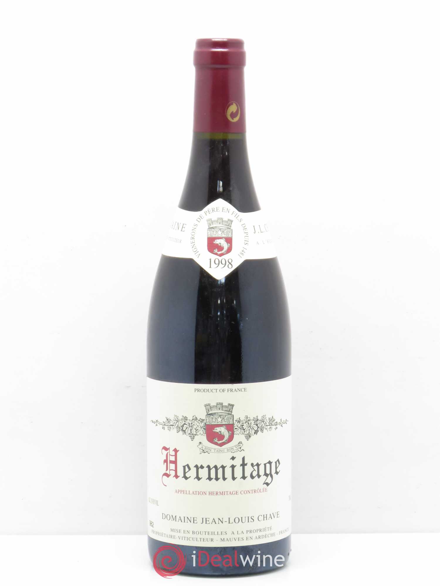 Hermitage Jean-Louis Chave 1998 - Lot de 1 bouteille - 0