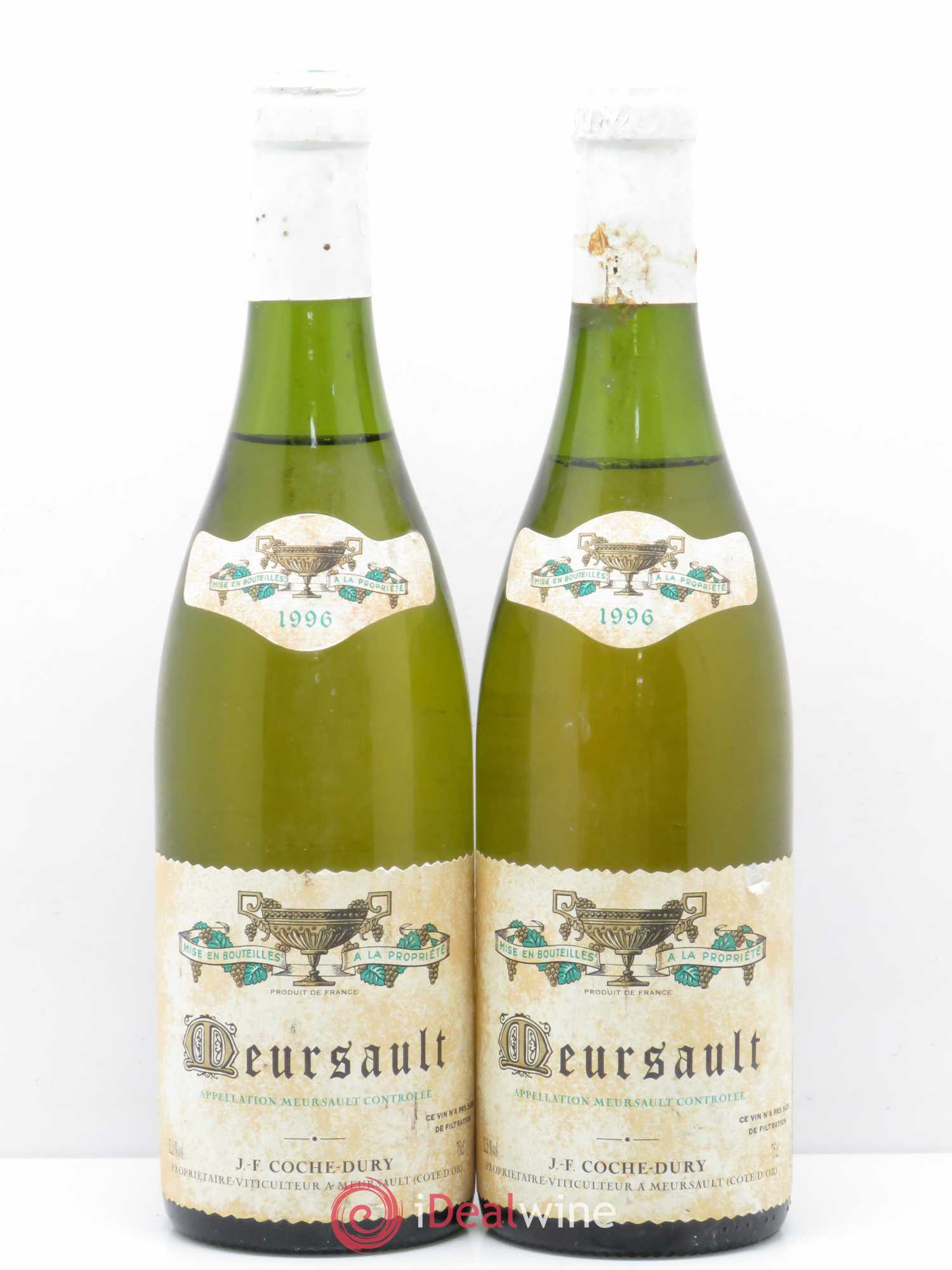 Meursault Coche Dury (Domaine) 1996 - Lot de 2 bouteilles - 0