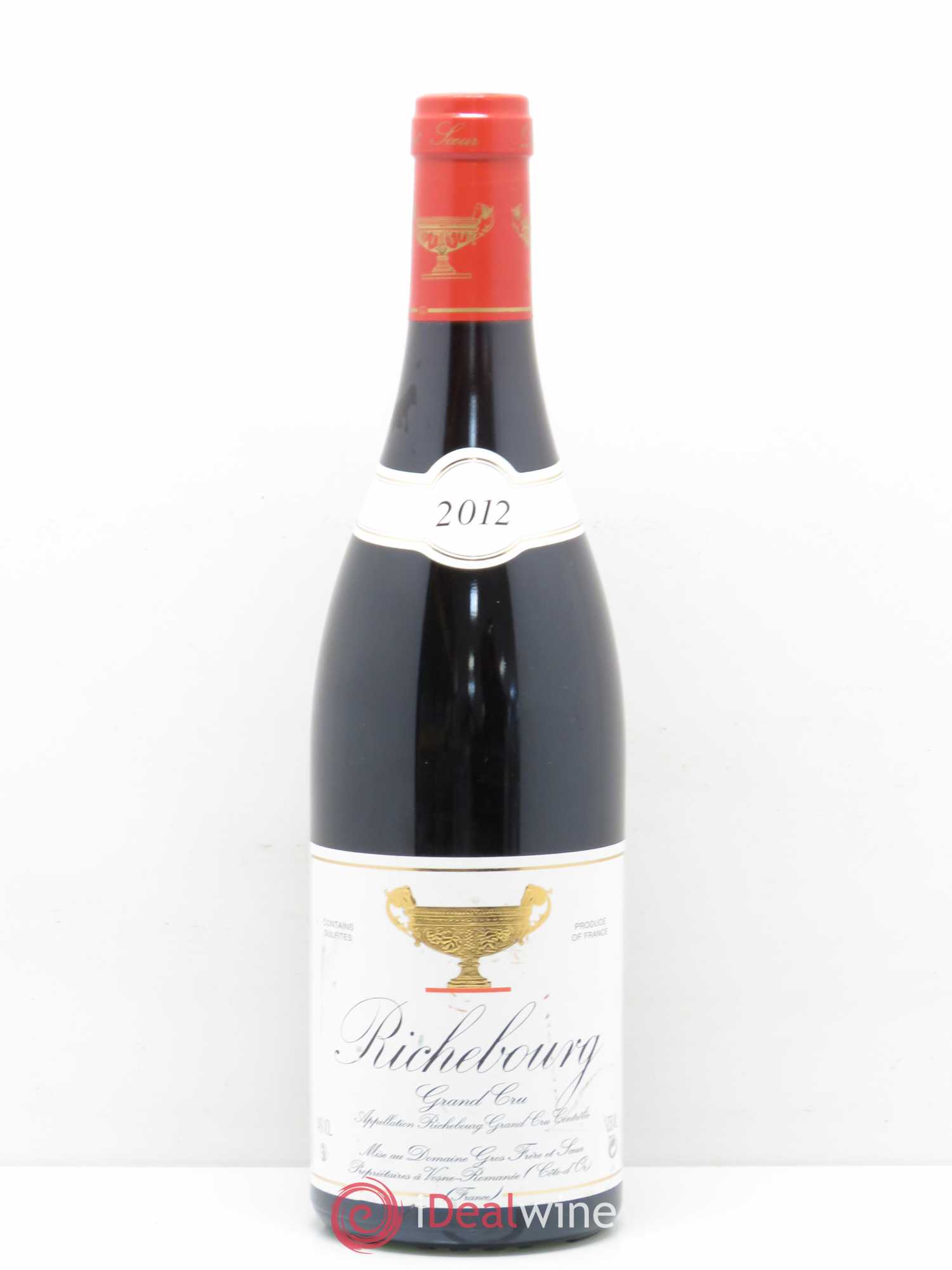 Richebourg Grand Cru Gros Frère & Soeur 2012 - Lot de 1 bouteille - 0