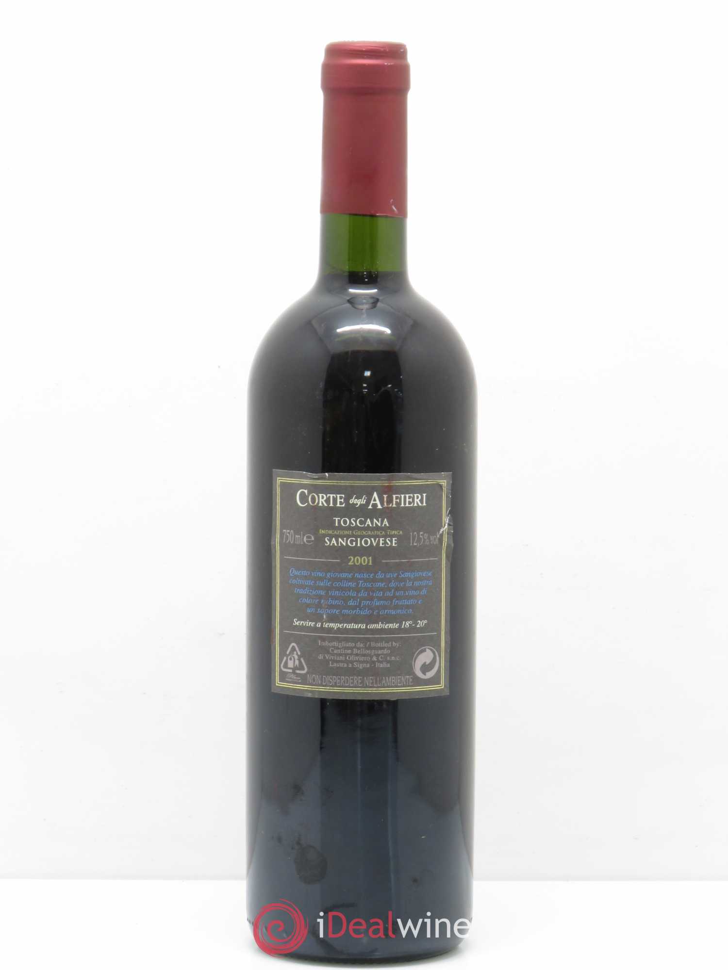 Toscana IGT Corte Degli Alfieri Sangiovese 2001 - Posten von 1 Flasche - 1