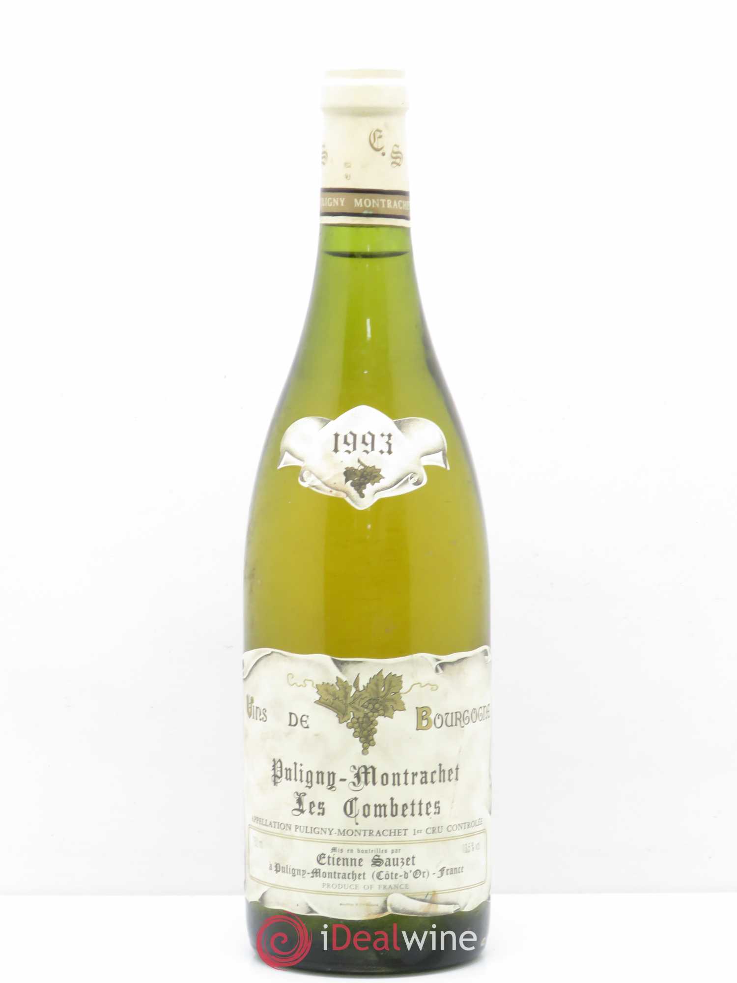 Puligny-Montrachet 1er Cru Les Combettes Etienne Sauzet 1993 - Lot de 1 bouteille - 0
