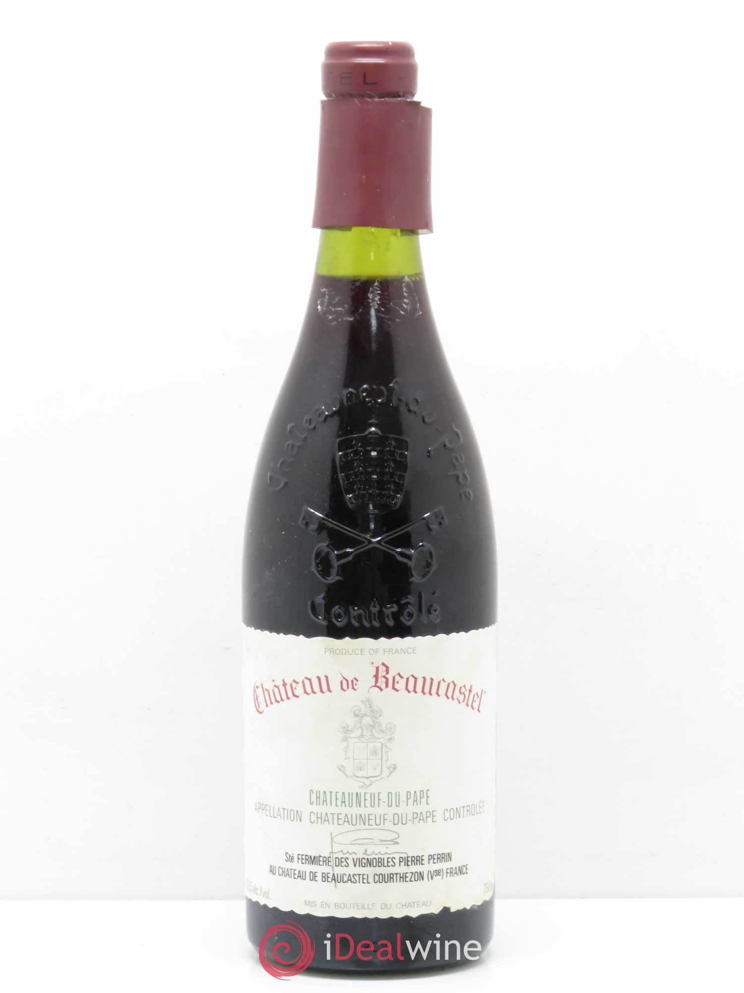 Châteauneuf-du-Pape Château de Beaucastel Famille Perrin 1990 - Lot de 1 bouteille - 0