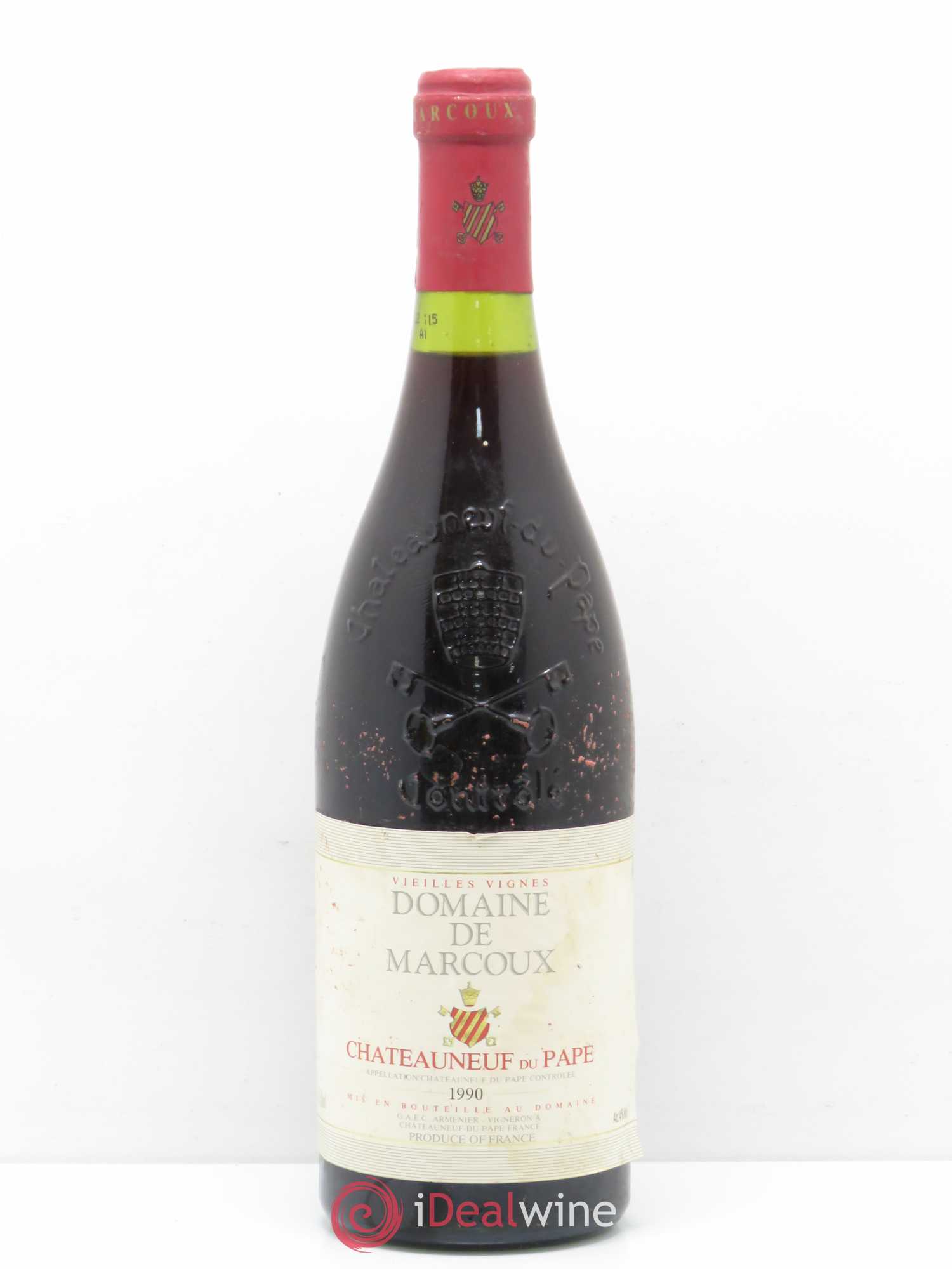 Châteauneuf-du-Pape Vieilles Vignes Marcoux (Domaine de) 1990 - Lot de 1 bouteille - 0