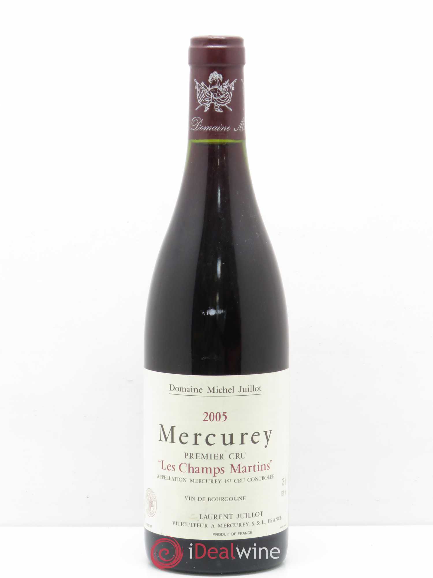 Mercurey 1er Cru Les Champs Martins Michel Juillot (Domaine) 2005 - Lot de 1 bouteille - 0