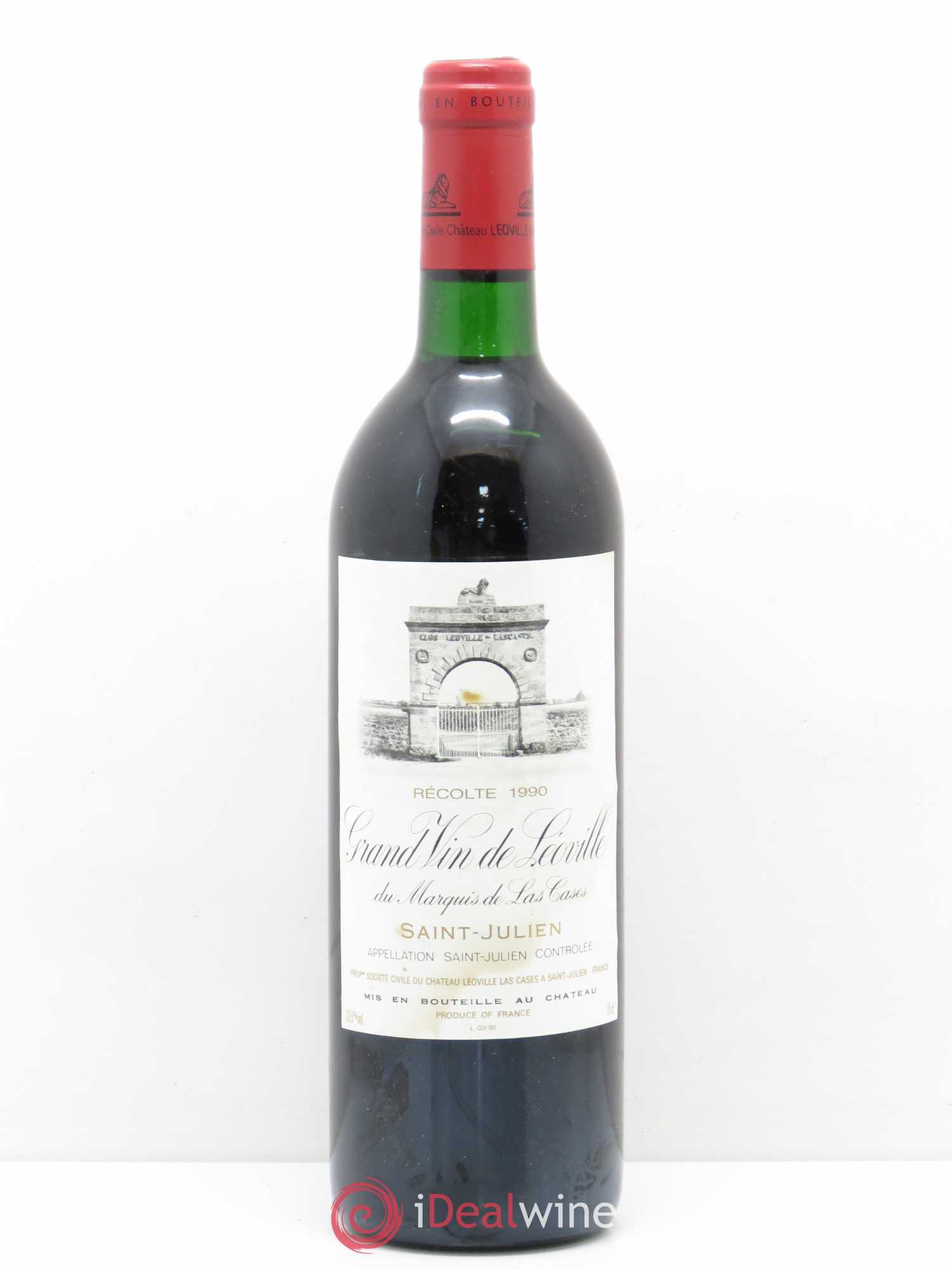 Château Léoville Las Cases 2ème Grand Cru Classé 1990 - Lot de 1 bouteille - 0