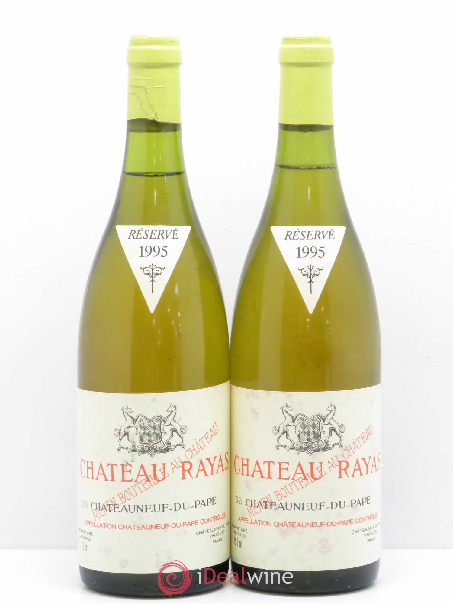Châteauneuf-du-Pape Château Rayas Emmanuel Reynaud 1995 - Lot de 2 bouteilles - 0