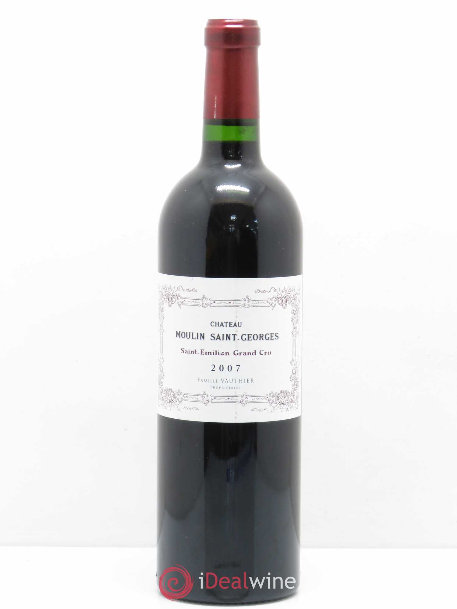 Château Moulin Saint Georges 2007 - Lot de 1 bouteille - 0