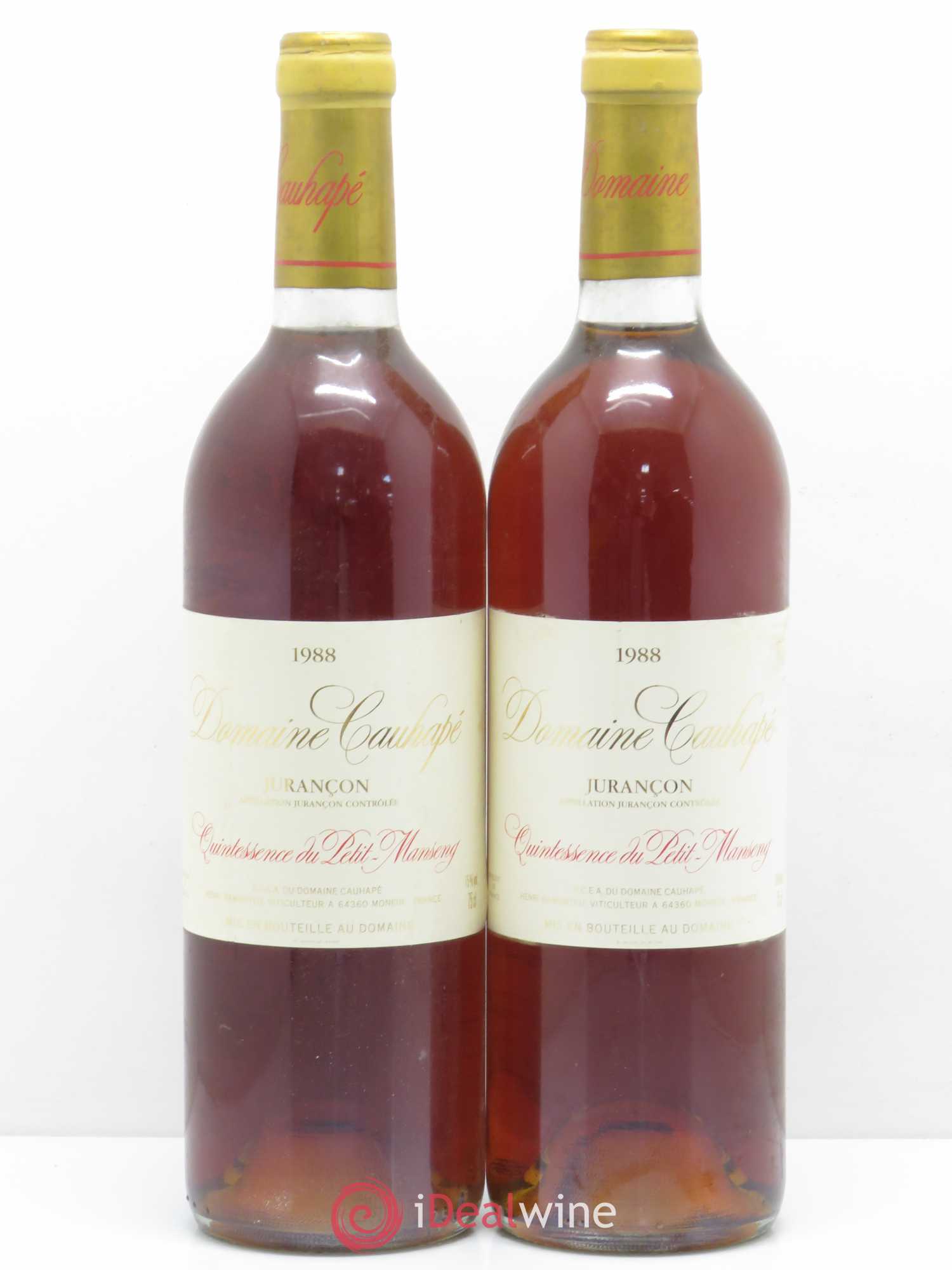 Jurançon Quintessence du Petit Manseng Cauhapé 1988 - Lotto di 2 bottiglie - 0