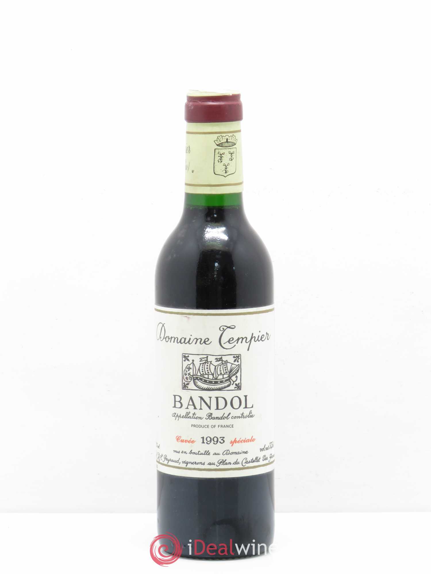 Bandol Domaine Tempier Cuvée spéciale Famille Peyraud 1993 - Lot de 1 demi bouteille - 0