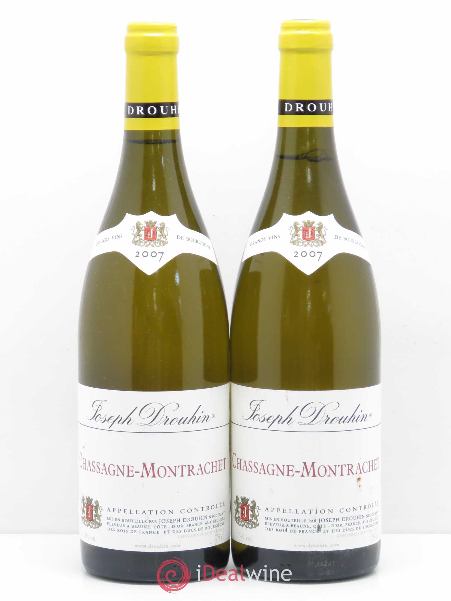 Chassagne-Montrachet Joseph Drouhin 2007 - Lot de 2 bouteilles - 0