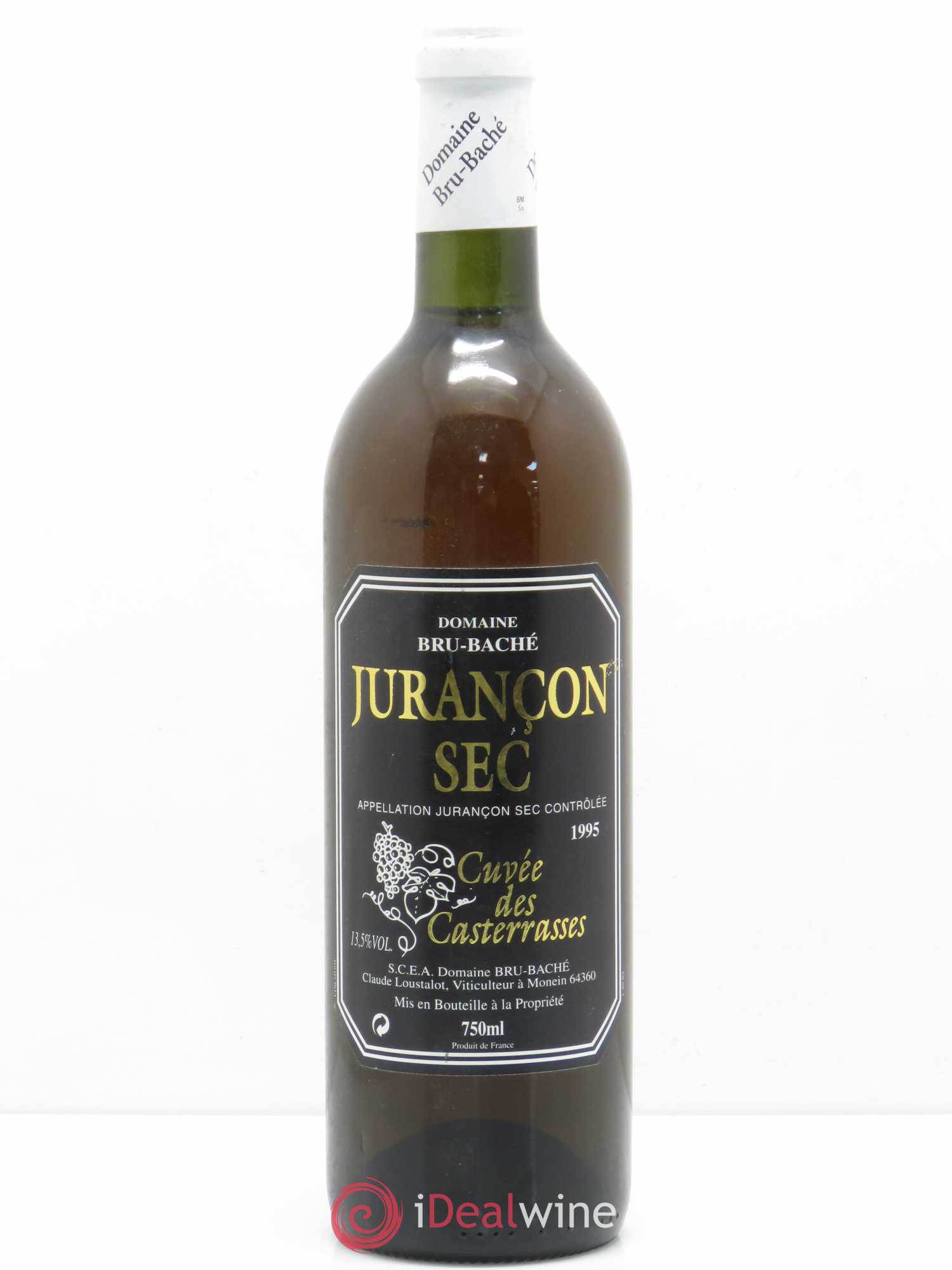 Jurançon Les casterrases Bru-Bache (sans prix de réserve) 1995 - Posten von 1 Flasche - 0