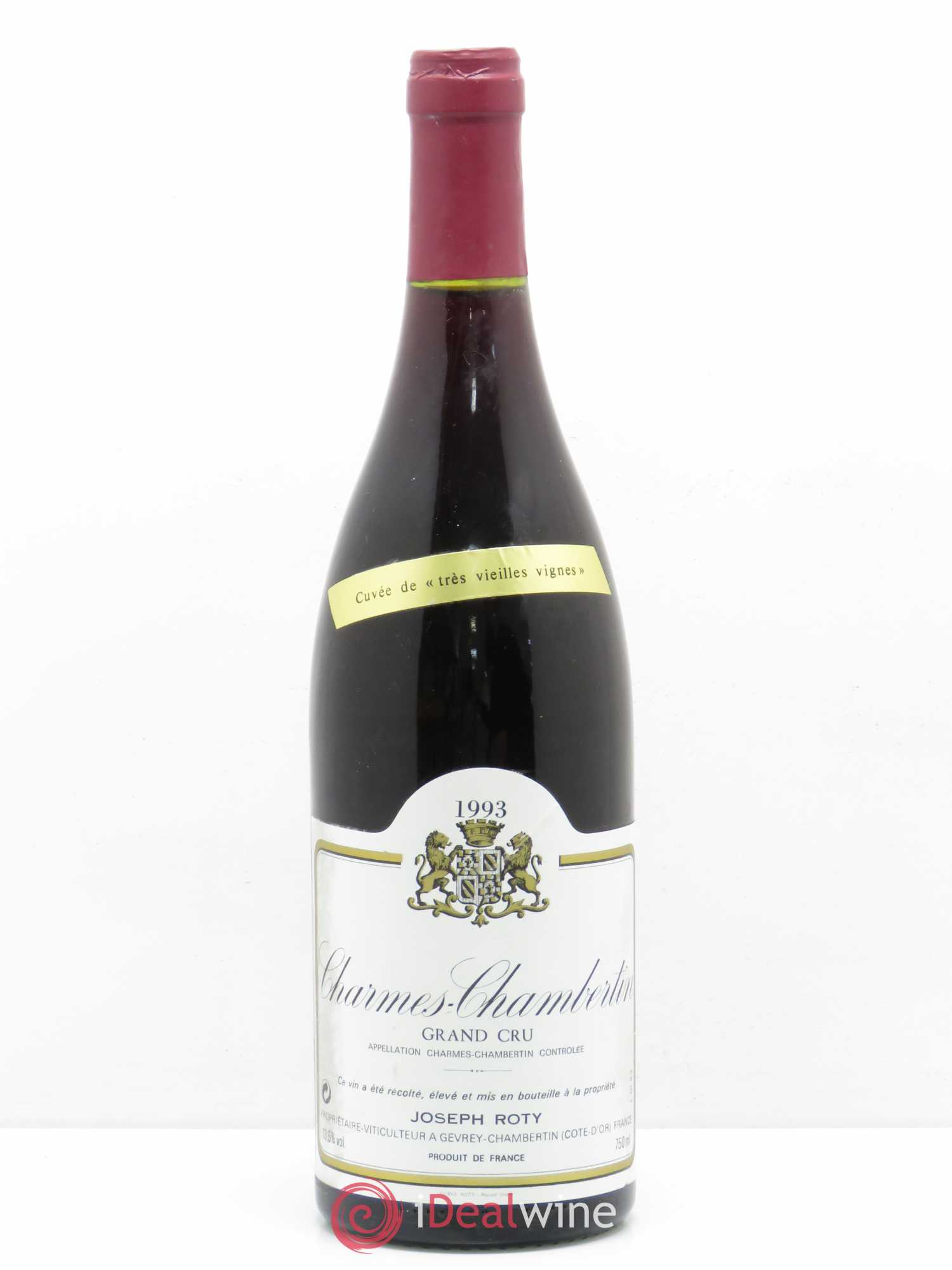 Charmes-Chambertin Grand Cru Très vieilles vignes Joseph Roty (Domaine) 1993 - Lot de 1 bouteille - 0