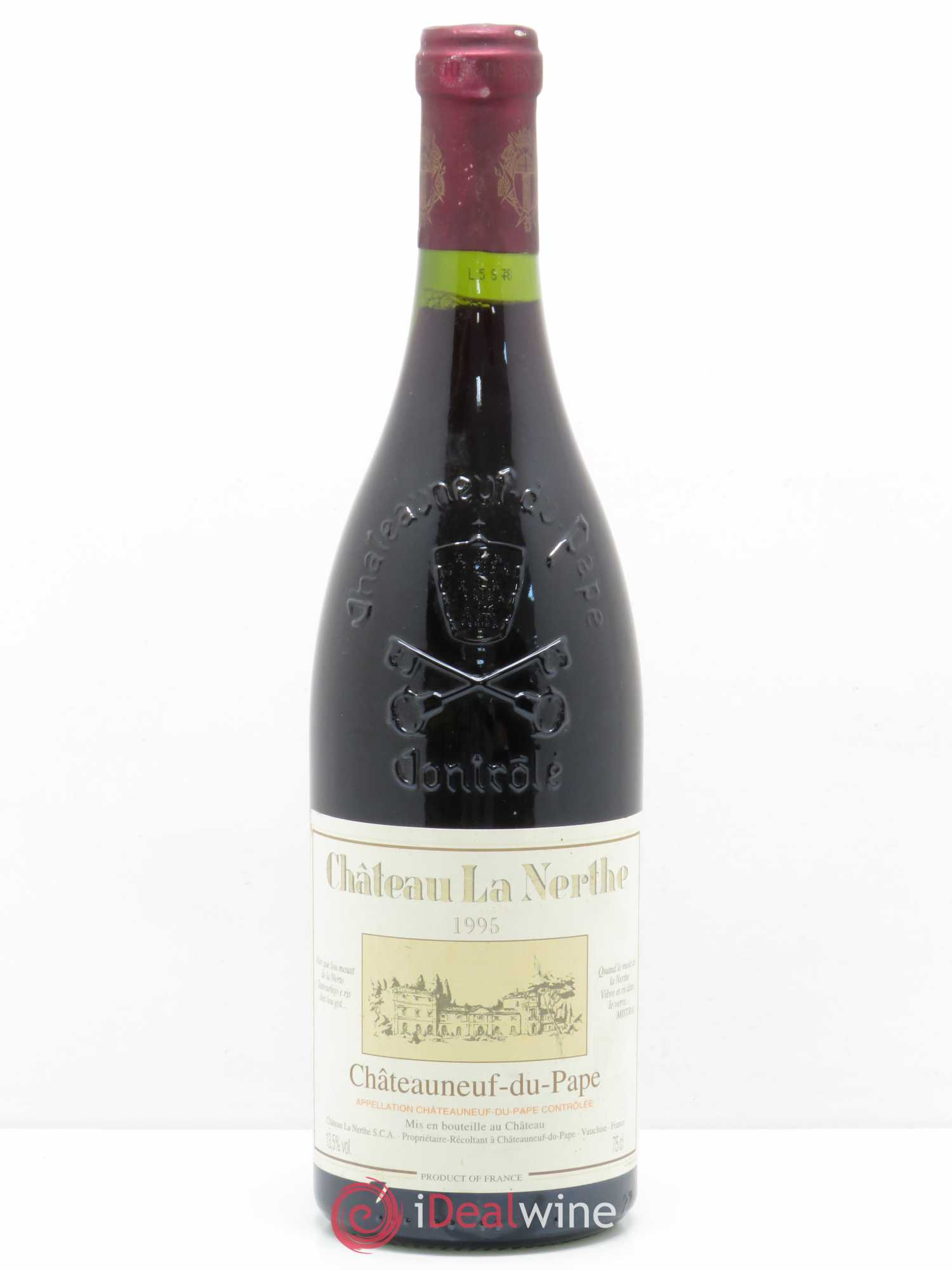 Châteauneuf-du-Pape Château la Nerthe Famille Richard 1995 - Lot de 1 bouteille - 0