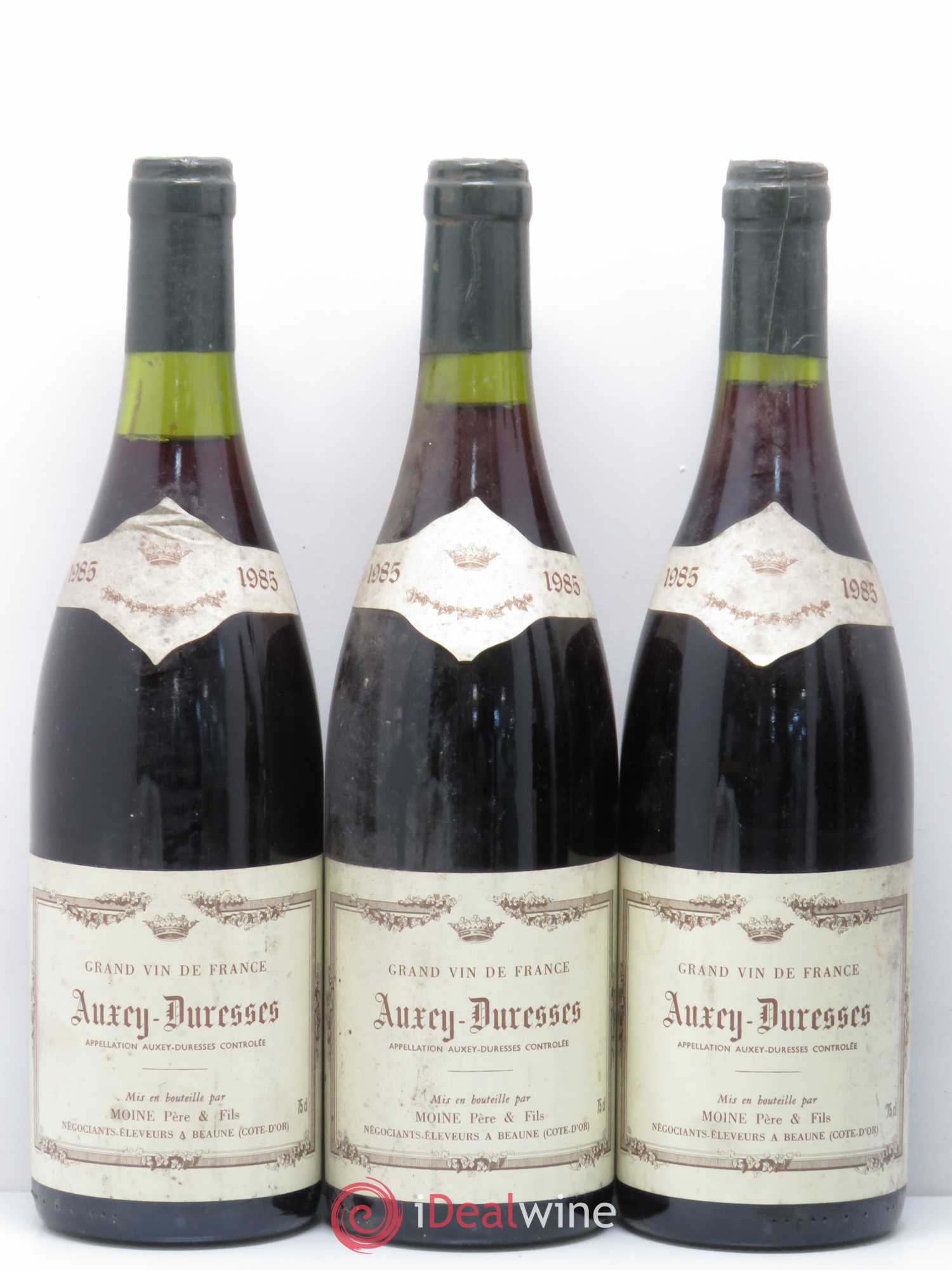 Auxey-Duresses Moine 1985 - Lot de 5 bouteilles - 1