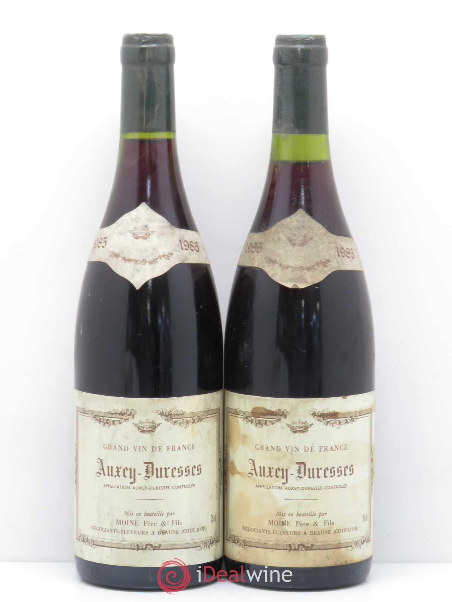 Auxey-Duresses Moine 1985 - Lot de 5 bouteilles - 2