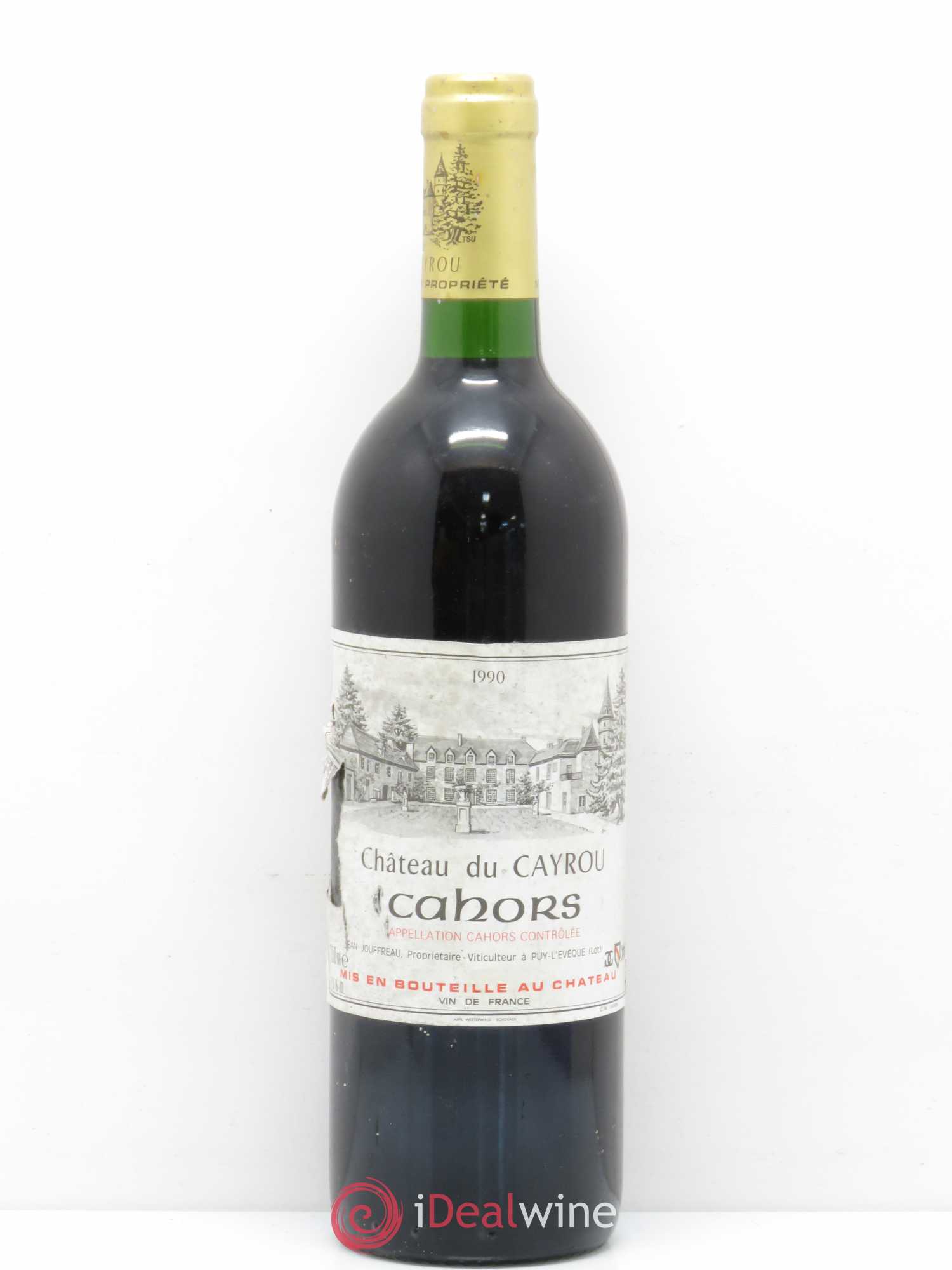 Cahors Château du Cayrou 1990 - Posten von 1 Flasche - 0