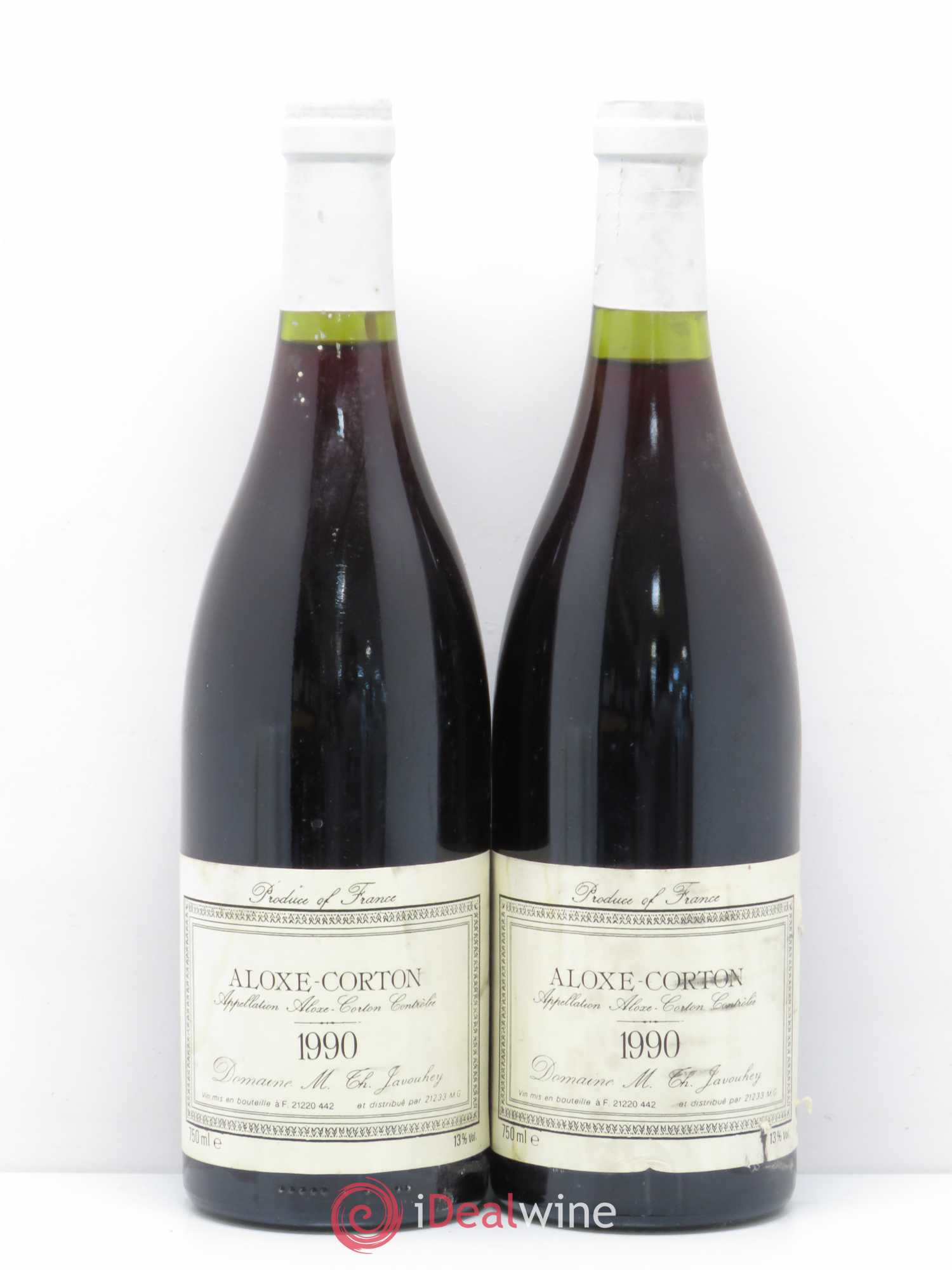 Aloxe-Corton Domaine Javouhey 1990 - Lot de 5 bouteilles - 2