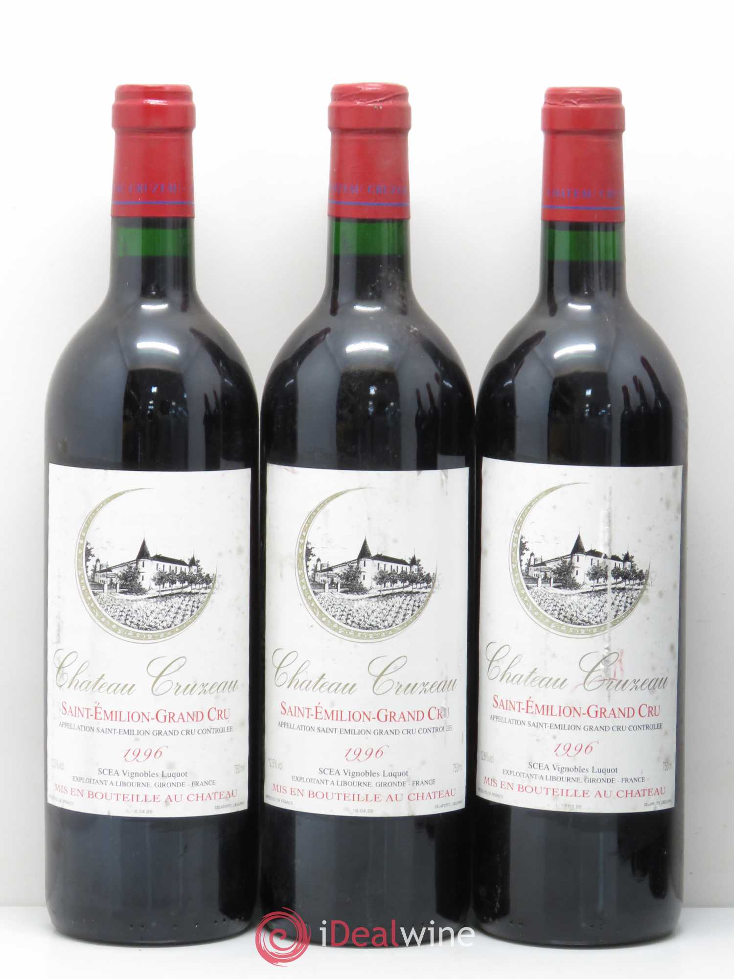 Château Cruzeau 1996 - Lot de 6 bouteilles - 1