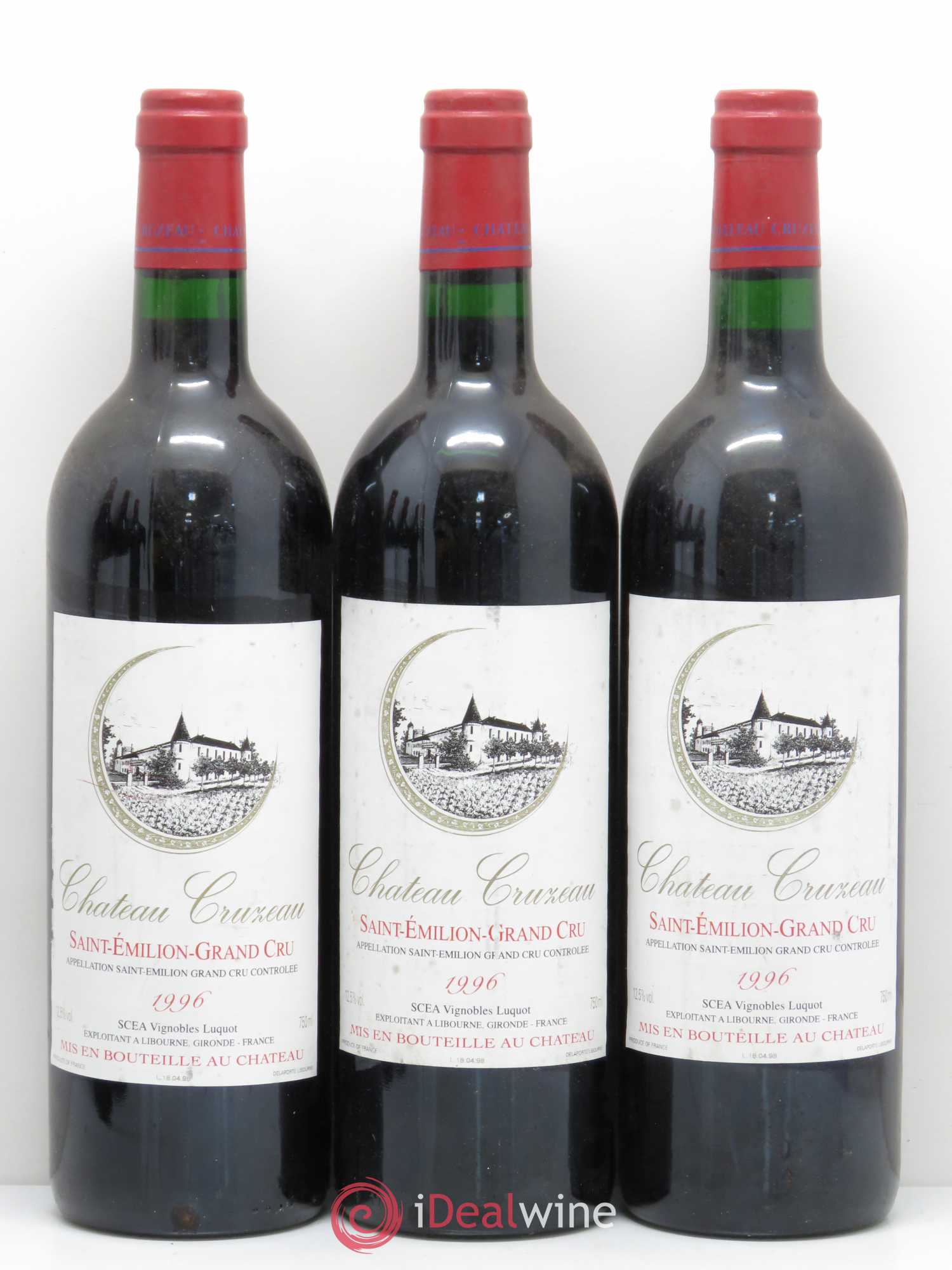 Château Cruzeau 1996 - Lot de 6 bouteilles - 1
