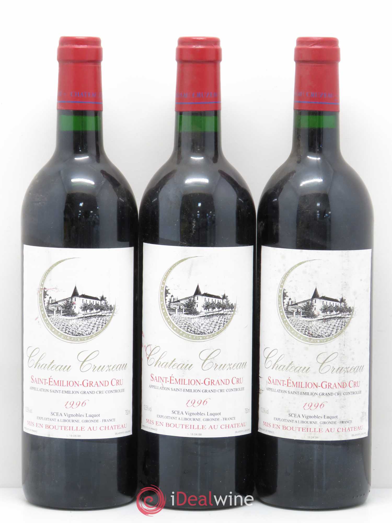 Château Cruzeau 1996 - Lot de 6 bouteilles - 2