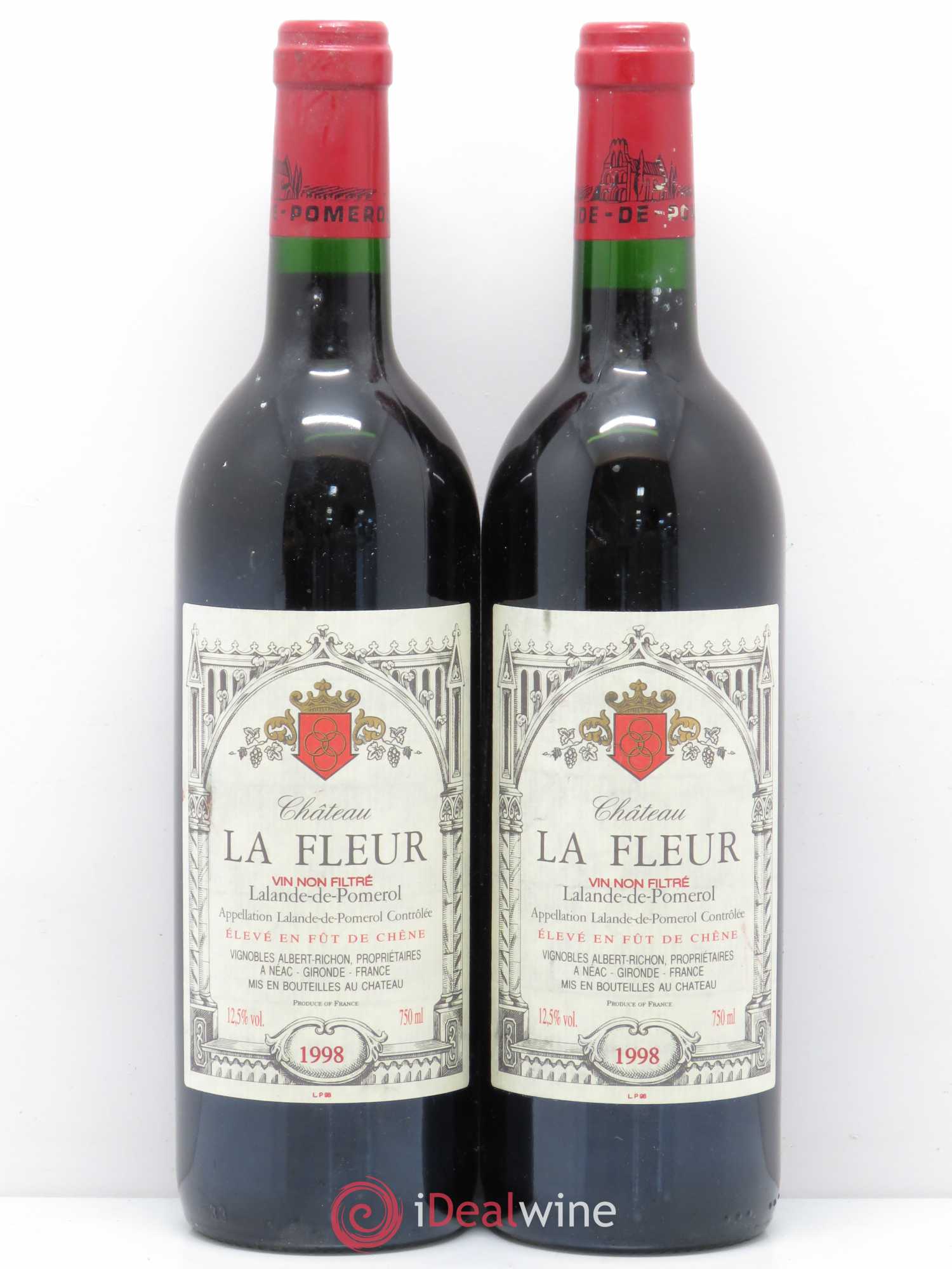 Château La Fleur 1998 - Lot de 5 bouteilles - 2