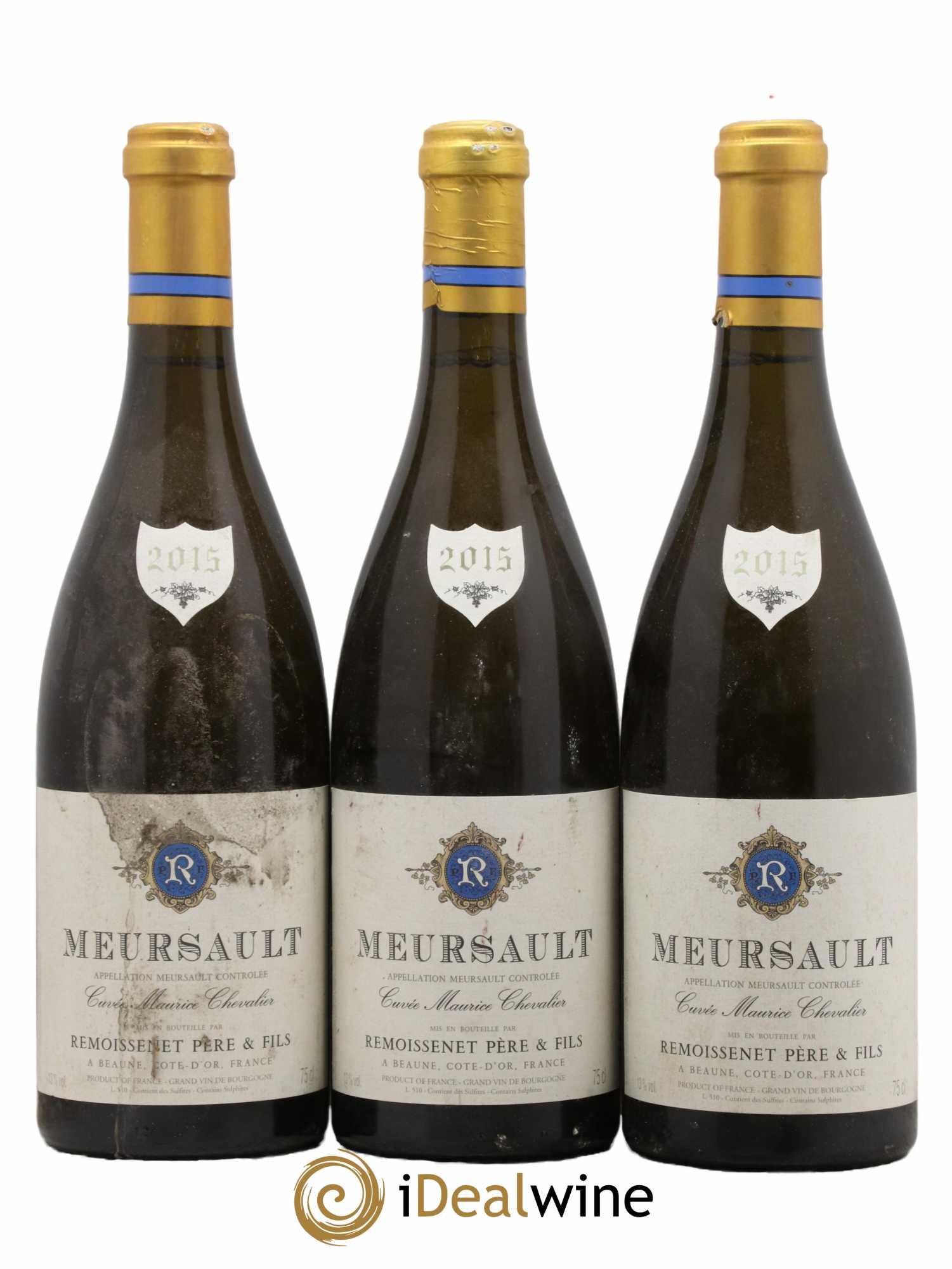 Meursault Cuvée Maurice Chevalier Domaine Remoissenet 2015 - Lot de 3 bouteilles - 0