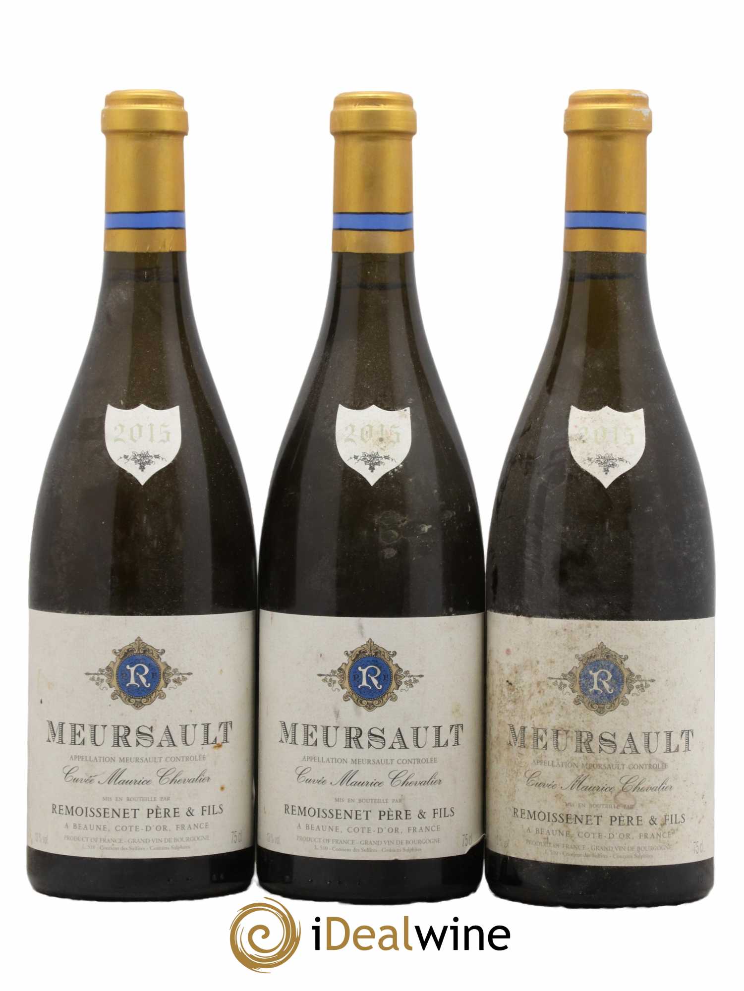 Meursault Cuvée Maurice Chevalier Domaine Remoissenet 2015 - Lot de 3 bouteilles - 0
