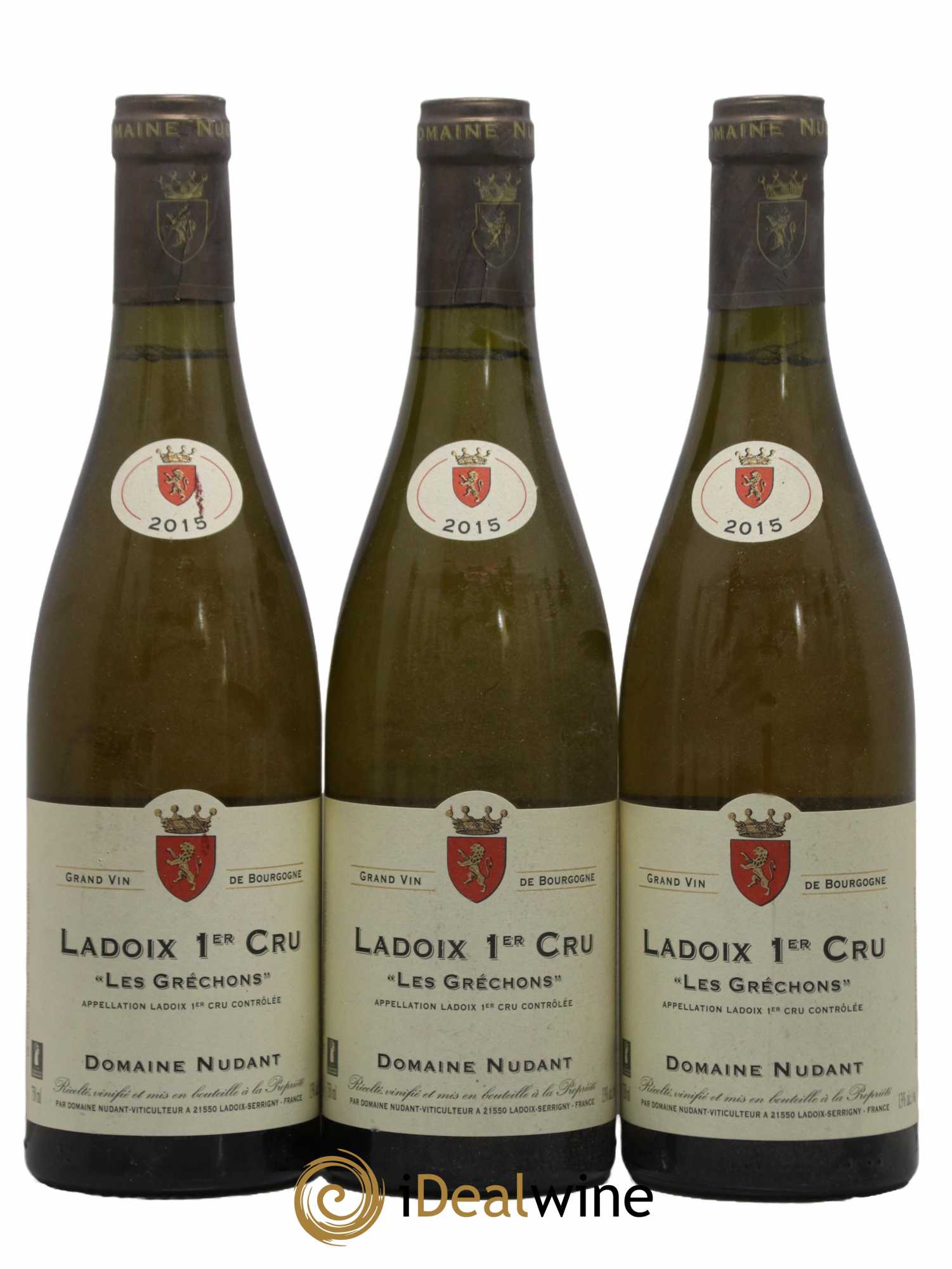 Ladoix 1er Cru Les Grechons Domaine Nudant 2015 - Lot de 3 bouteilles - 0