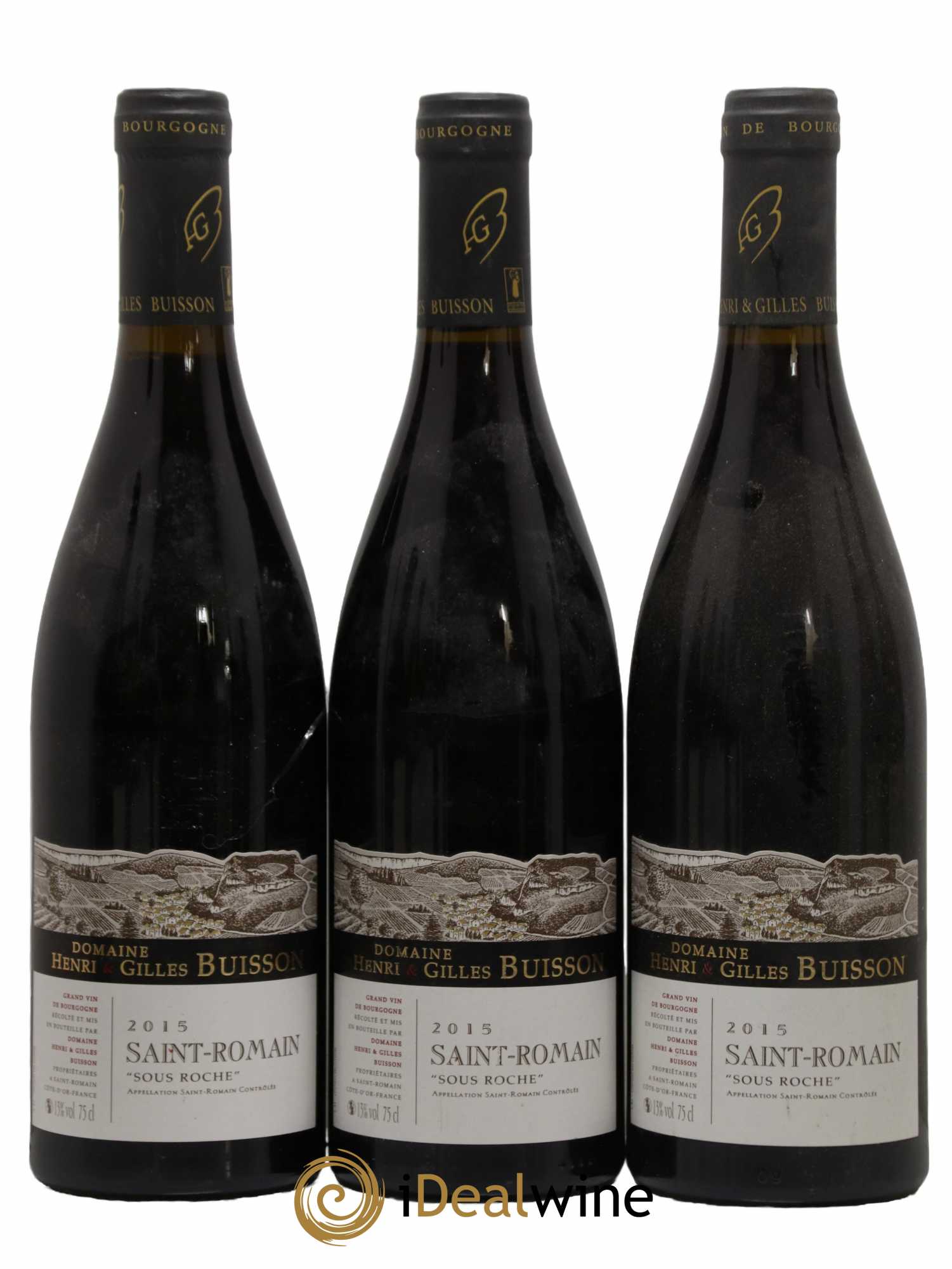 Saint-Romain Sous Roche Henri et Gilles Buisson (Domaine) 2015 - Lot de 3 bouteilles - 0