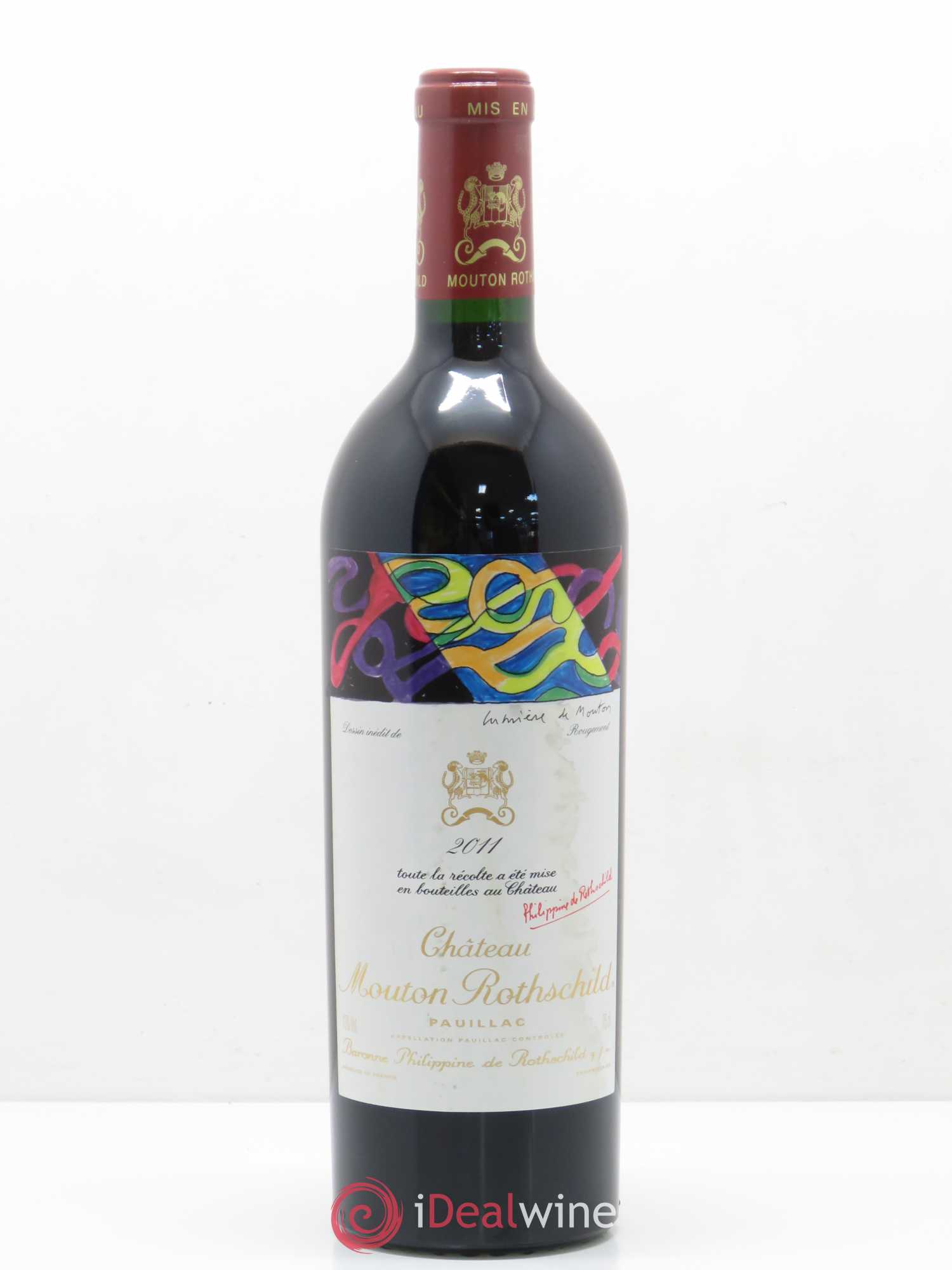 Château Mouton Rothschild 1er Grand Cru Classé 2011 - Lot de 1 bouteille - 0