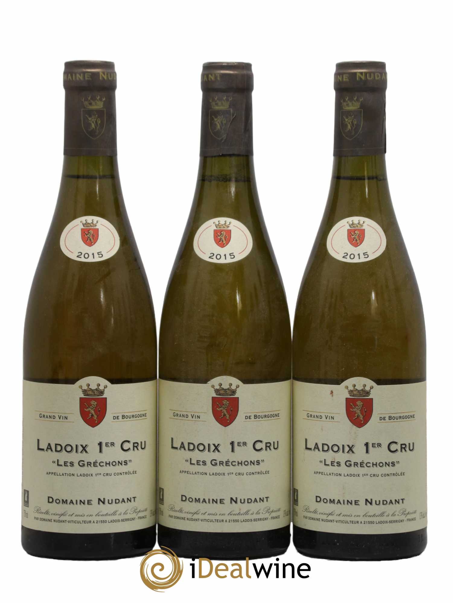 Ladoix 1er Cru Les Grechons Domaine Nudant 2015 - Lot de 3 bouteilles - 0