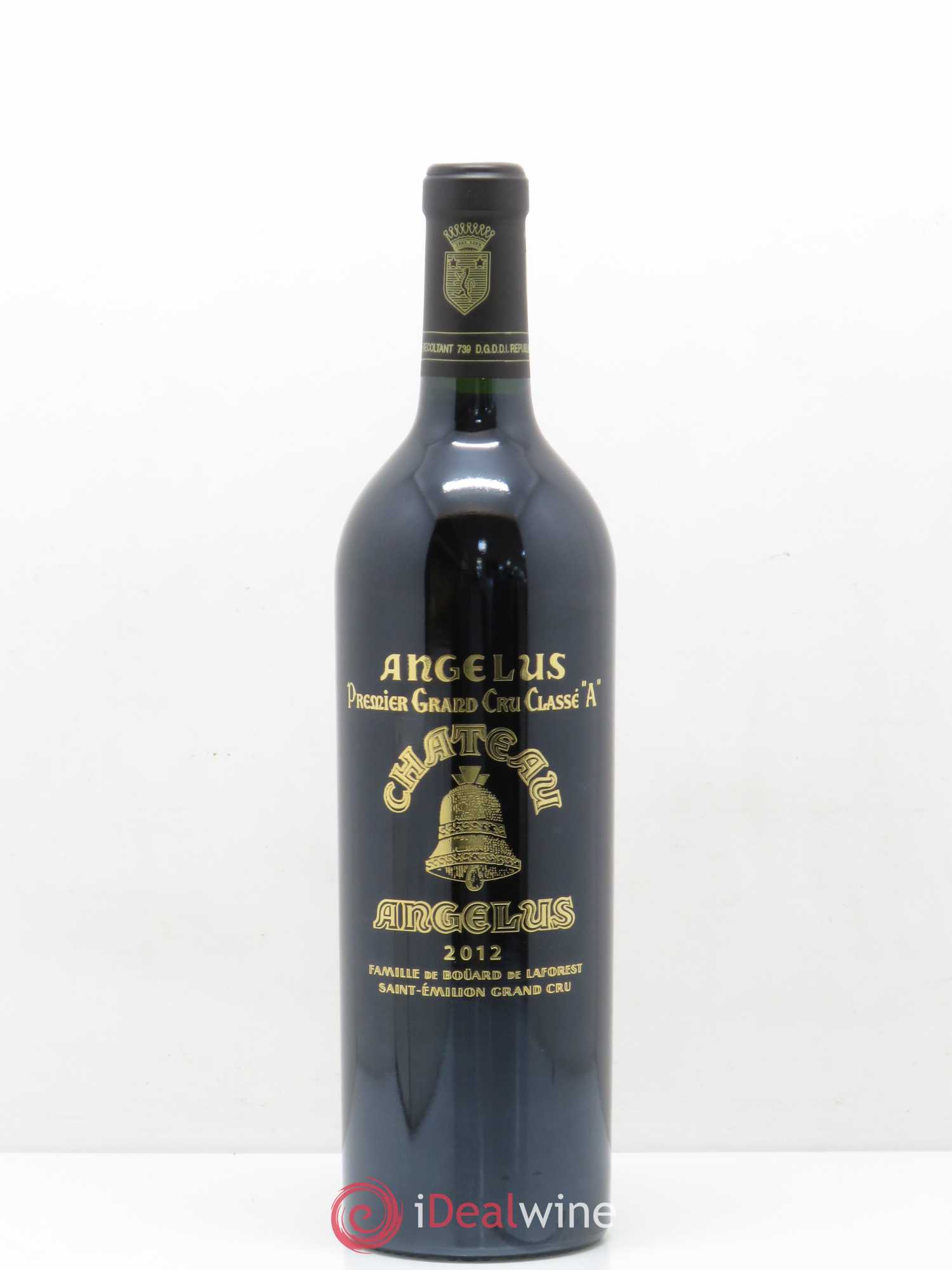 Château Angélus 1er Grand Cru Classé A 2012 - Lot de 1 bouteille - 0