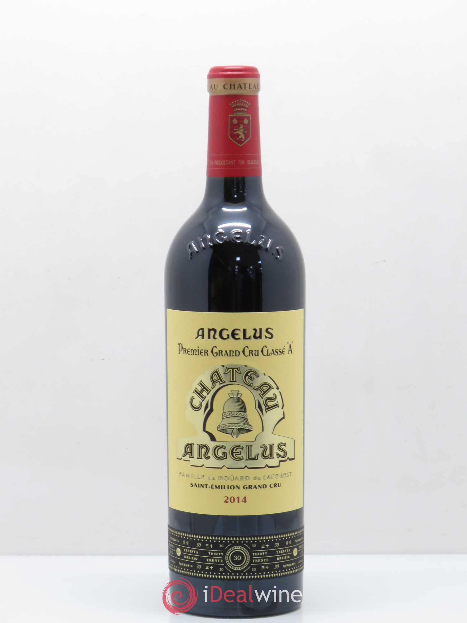 Château Angélus 1er Grand Cru Classé A 2014 - Lot de 1 bouteille - 0