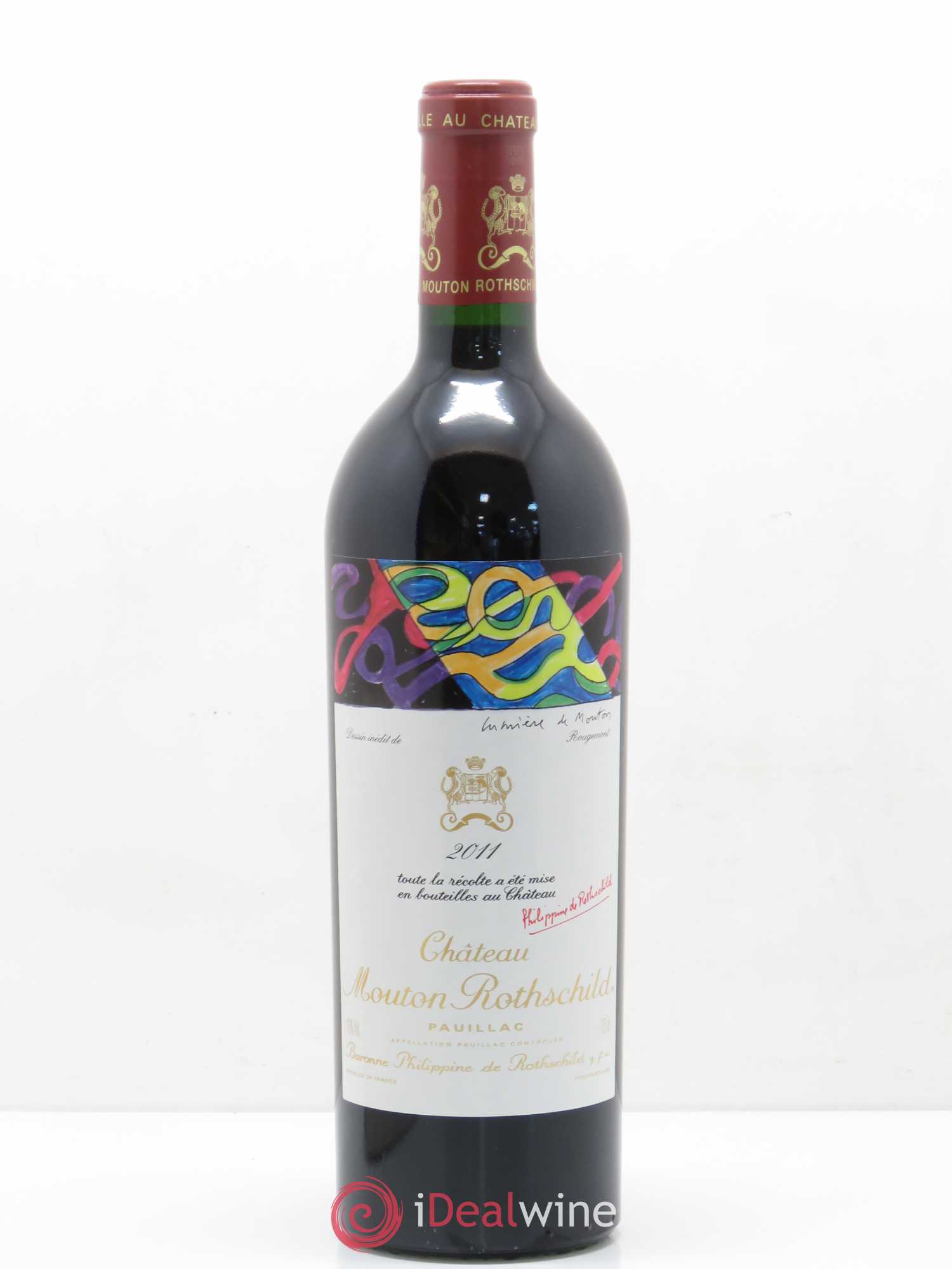 Château Mouton Rothschild 1er Grand Cru Classé 2011 - Lot de 1 bouteille - 0