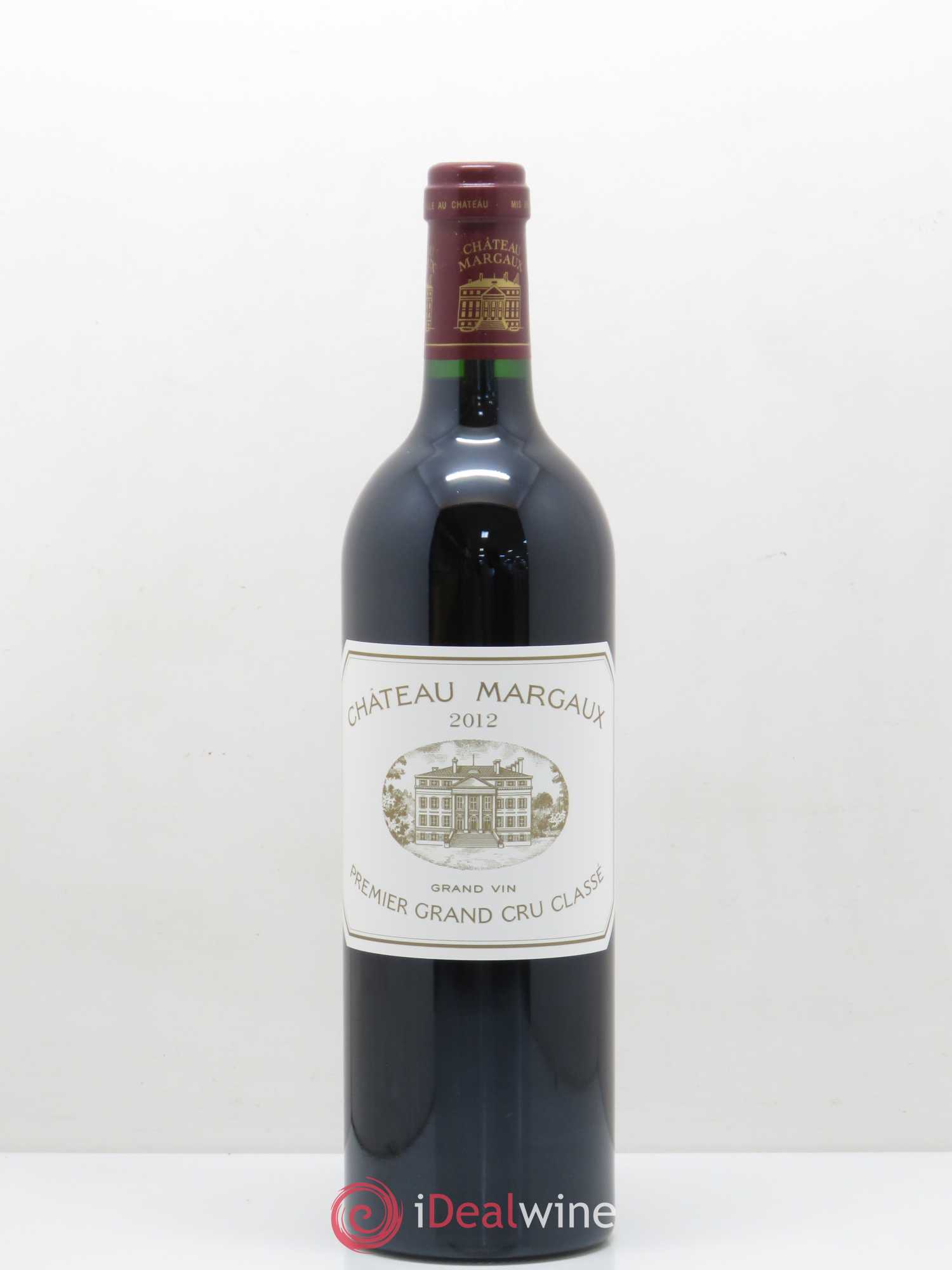 Château Margaux 1er Grand Cru Classé 2012 - Lot de 1 bouteille - 0