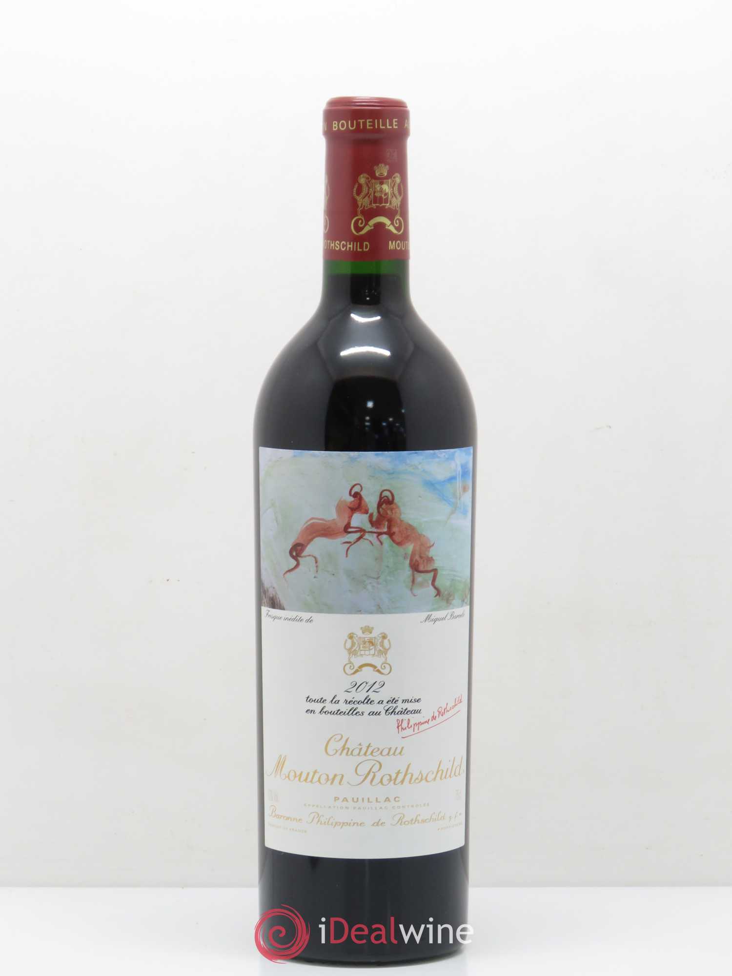 Château Mouton Rothschild 1er Grand Cru Classé 2012 - Lot de 1 bouteille - 0