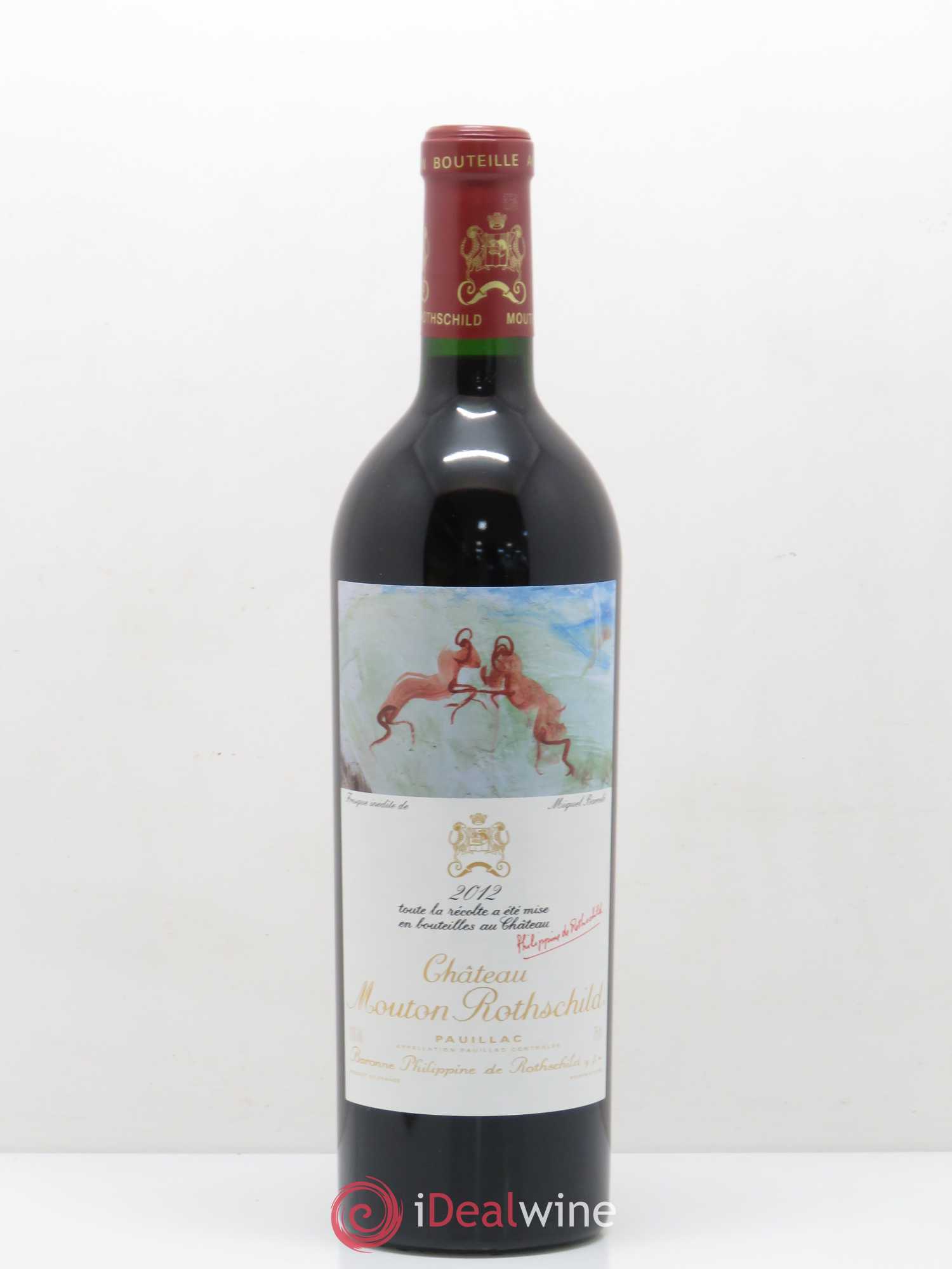 Château Mouton Rothschild 1er Grand Cru Classé 2012 - Lot de 1 bouteille - 0