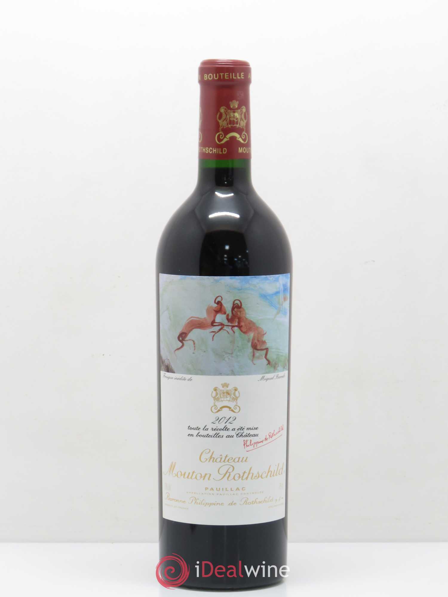 Château Mouton Rothschild 1er Grand Cru Classé 2012 - Lot de 1 bouteille - 0