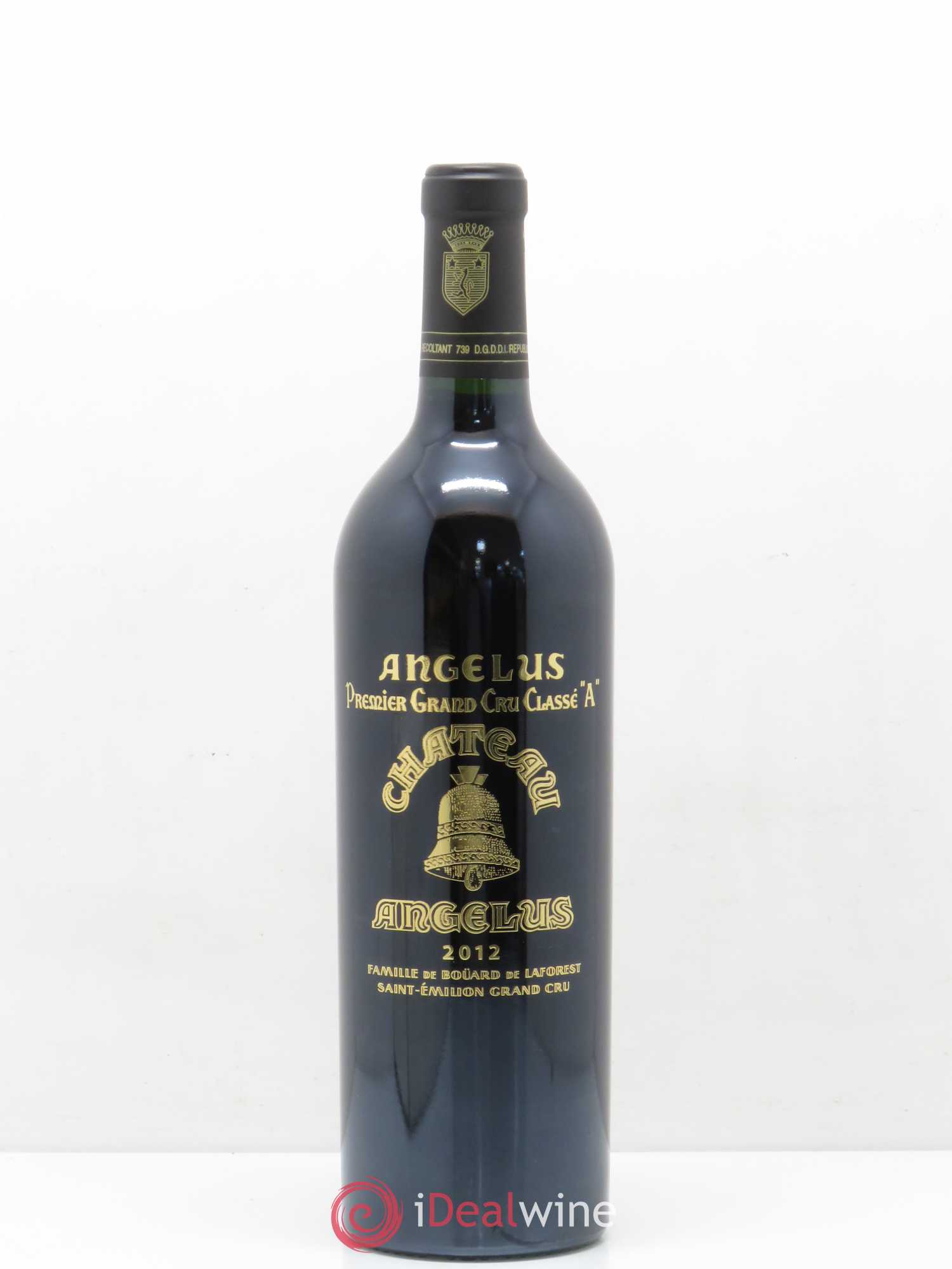 Château Angélus 1er Grand Cru Classé A 2012 - Lot de 1 bouteille - 0