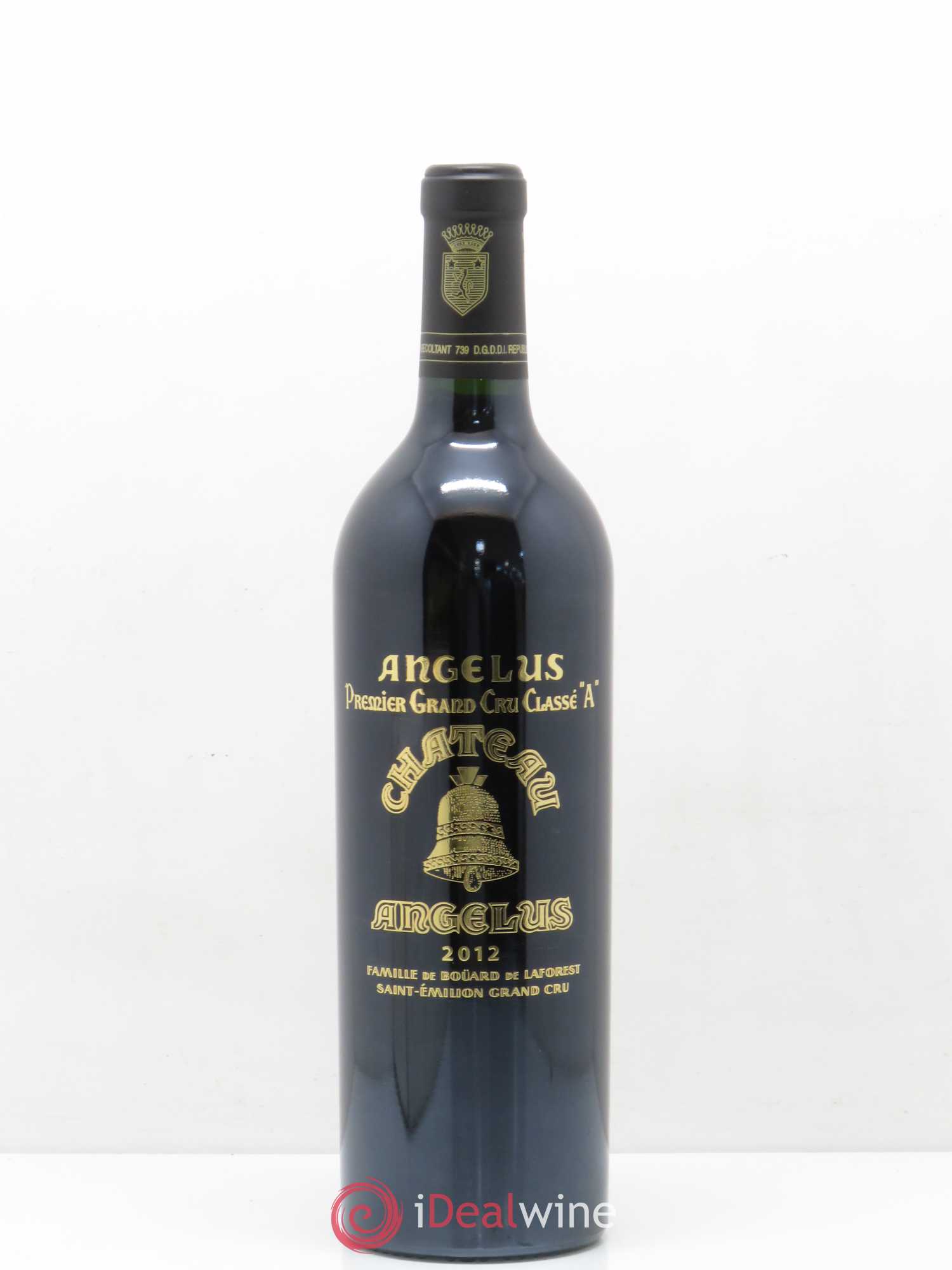 Château Angélus 1er Grand Cru Classé A 2012 - Lot de 1 bouteille - 0